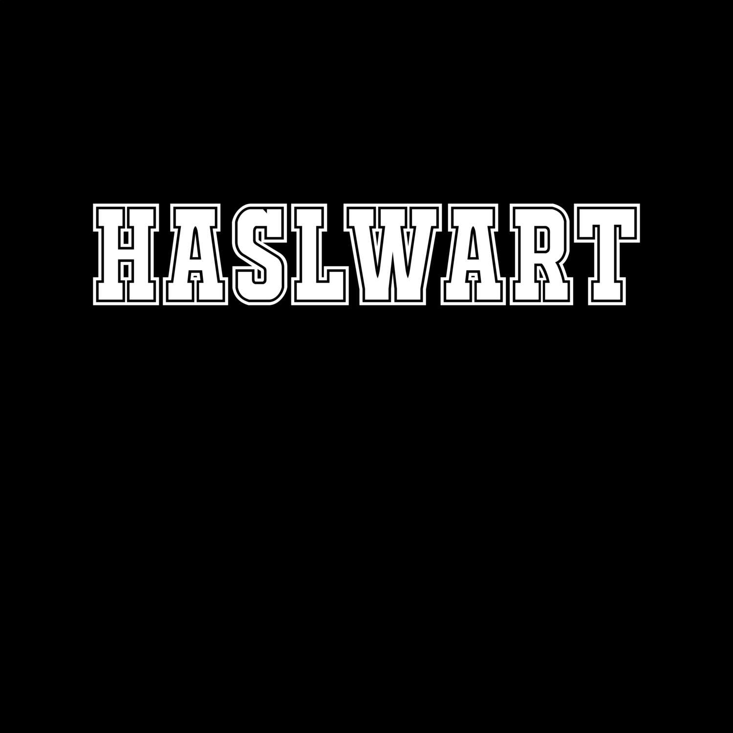 T-Shirt »Classic« für den Ort »Haslwart«