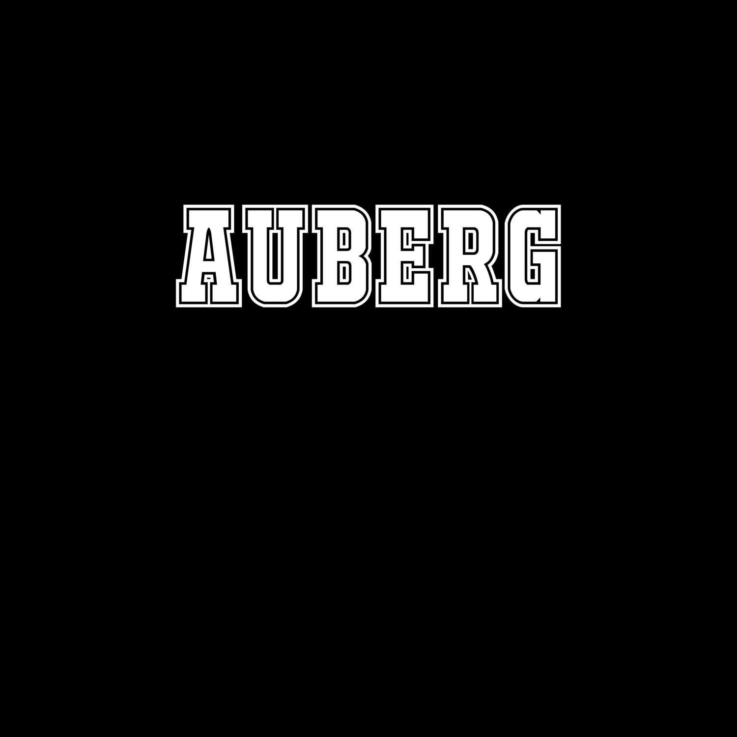 T-Shirt »Classic« für den Ort »Auberg«