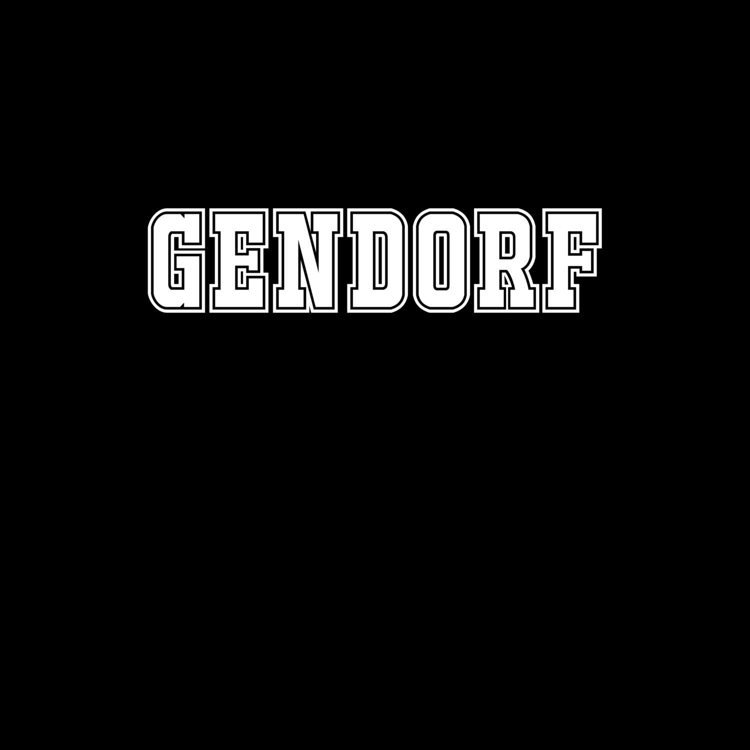 T-Shirt »Classic« für den Ort »Gendorf«