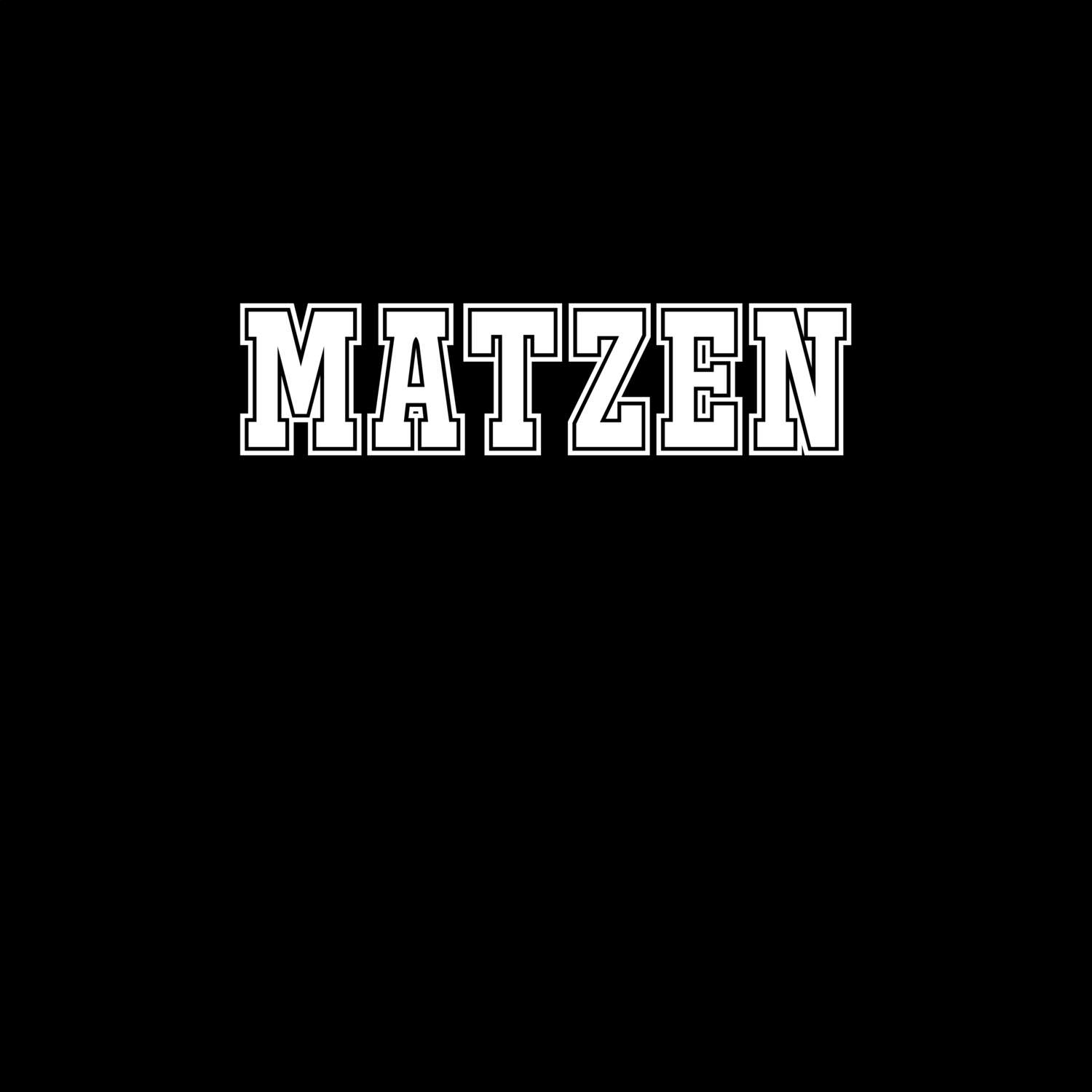 Matzen T-Shirt »Classic«