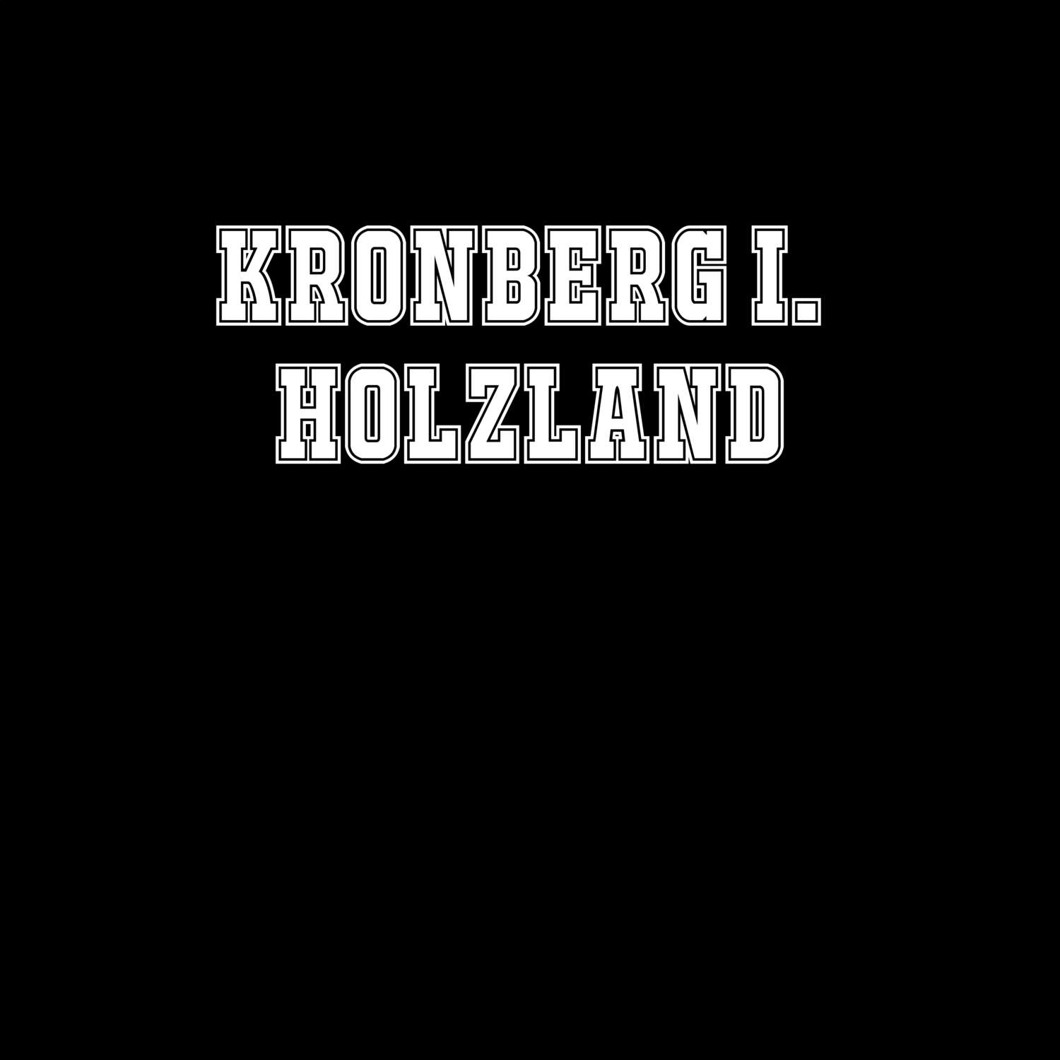 Kronberg i. Holzland T-Shirt »Classic«