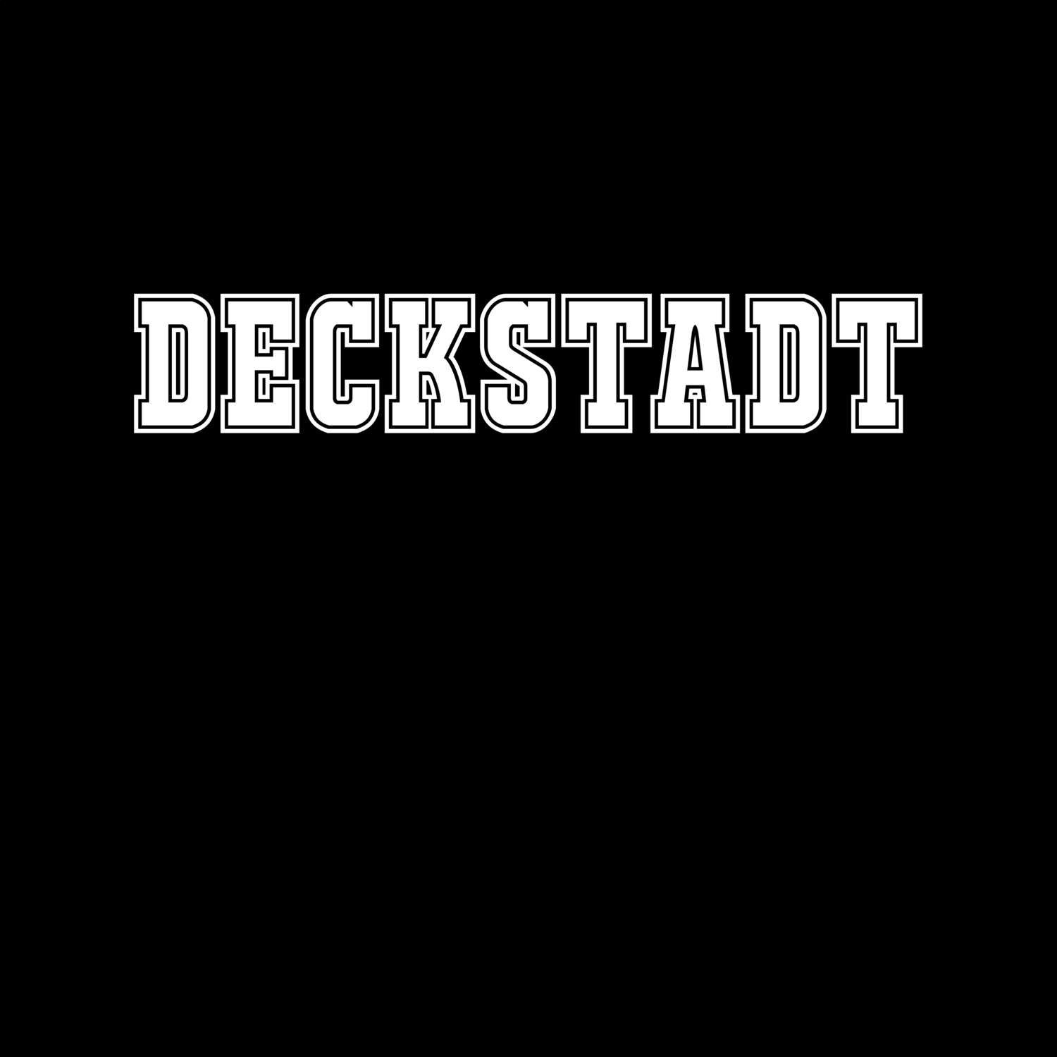 T-Shirt »Classic« für den Ort »Deckstadt«