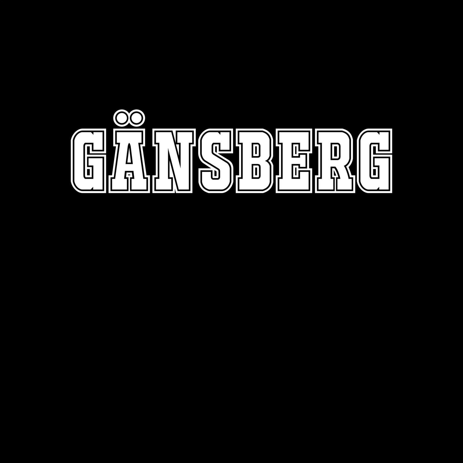 Gänsberg T-Shirt »Classic«