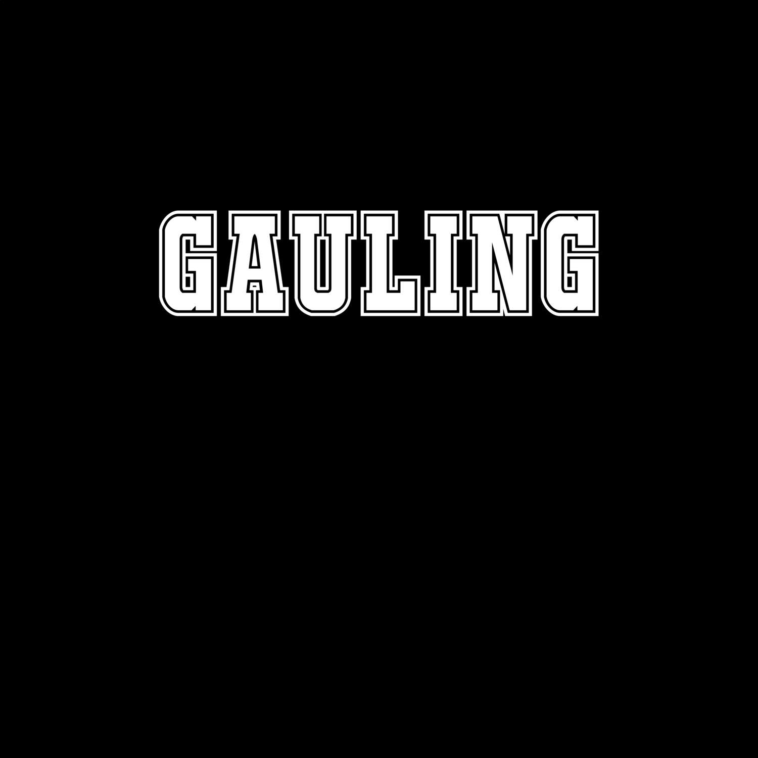 T-Shirt »Classic« für den Ort »Gauling«