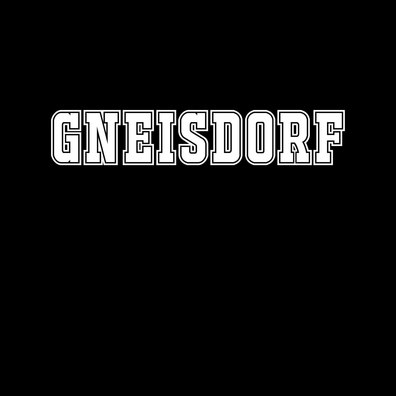 T-Shirt »Classic« für den Ort »Gneisdorf«