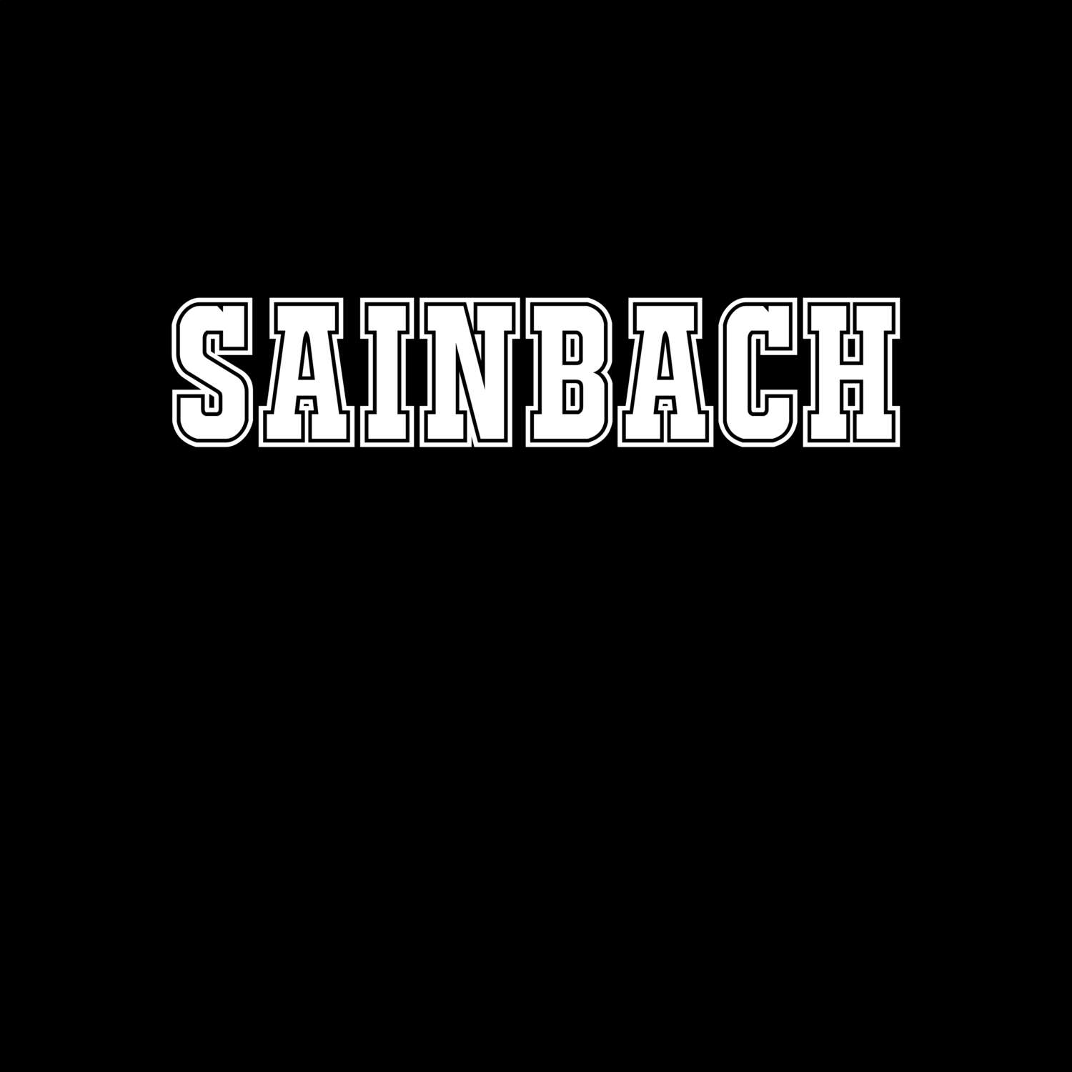 T-Shirt »Classic« für den Ort »Sainbach«