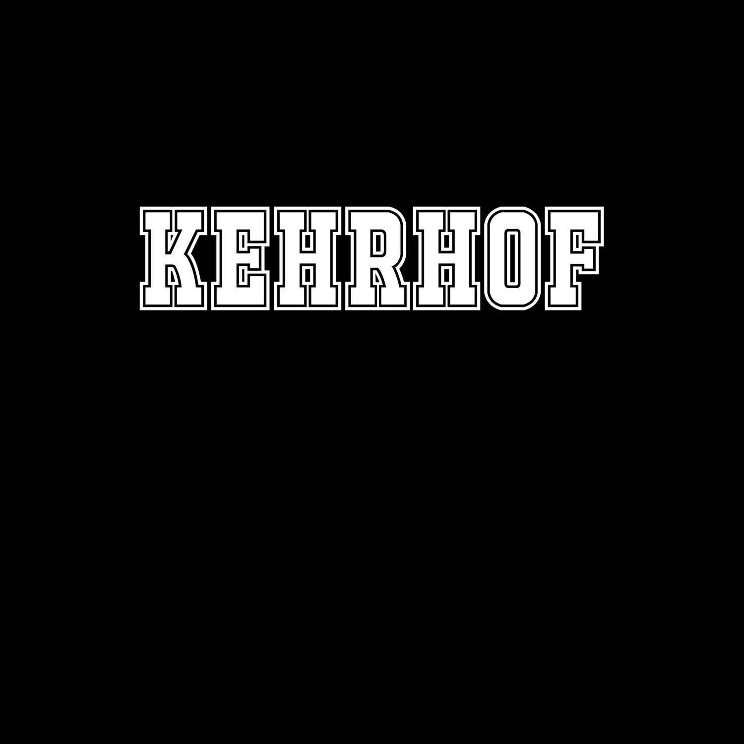 T-Shirt »Classic« für den Ort »Kehrhof«