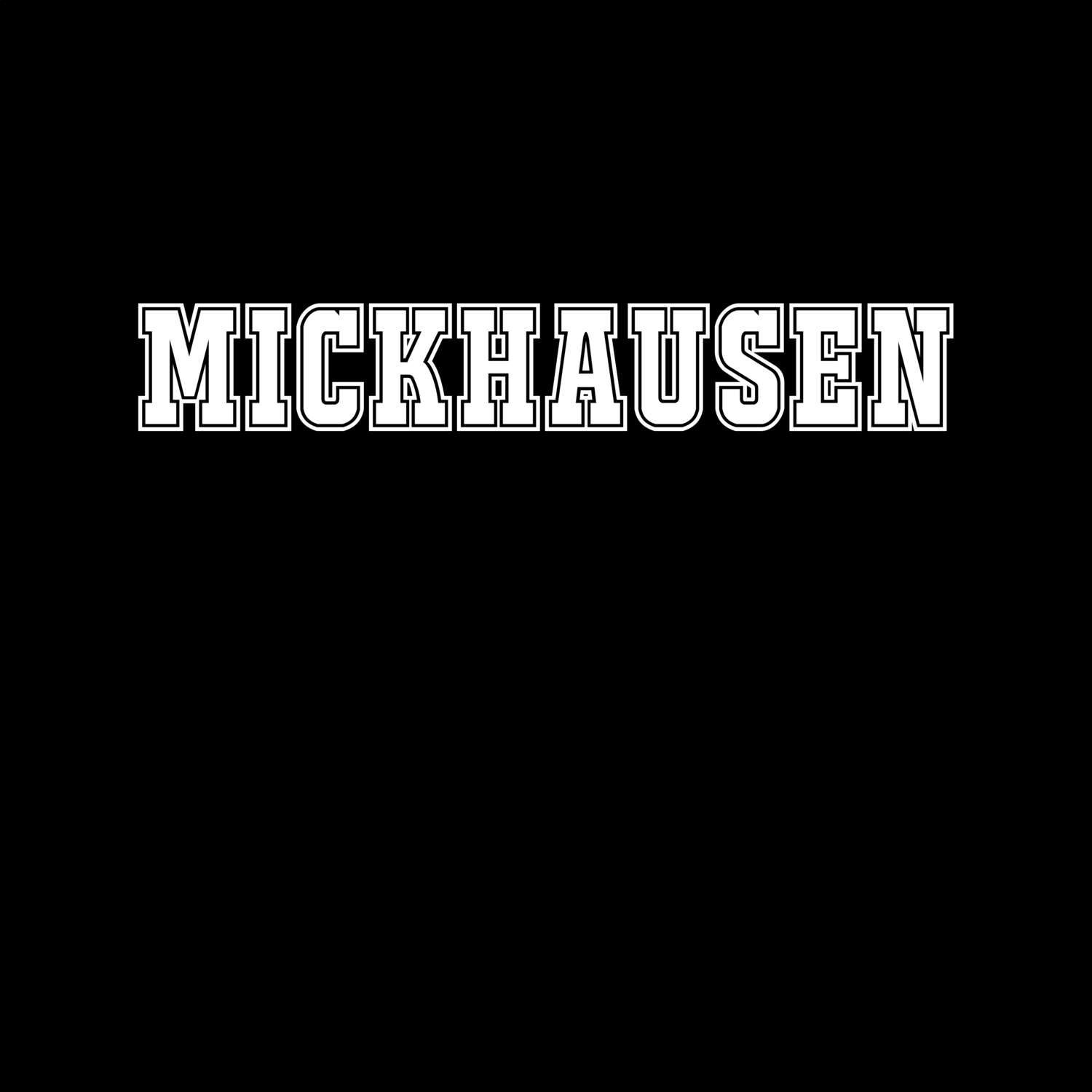 T-Shirt »Classic« für den Ort »Mickhausen«