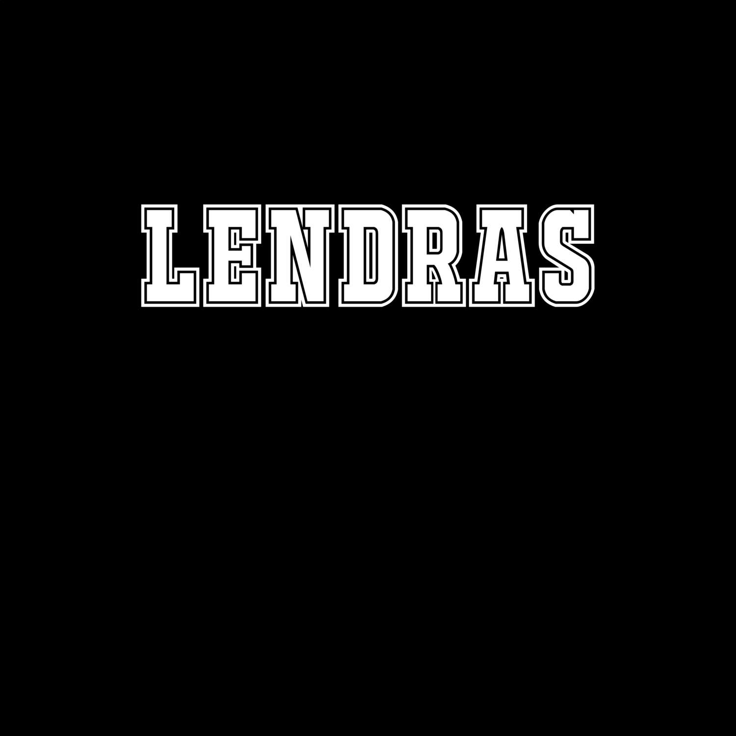 T-Shirt »Classic« für den Ort »Lendras«