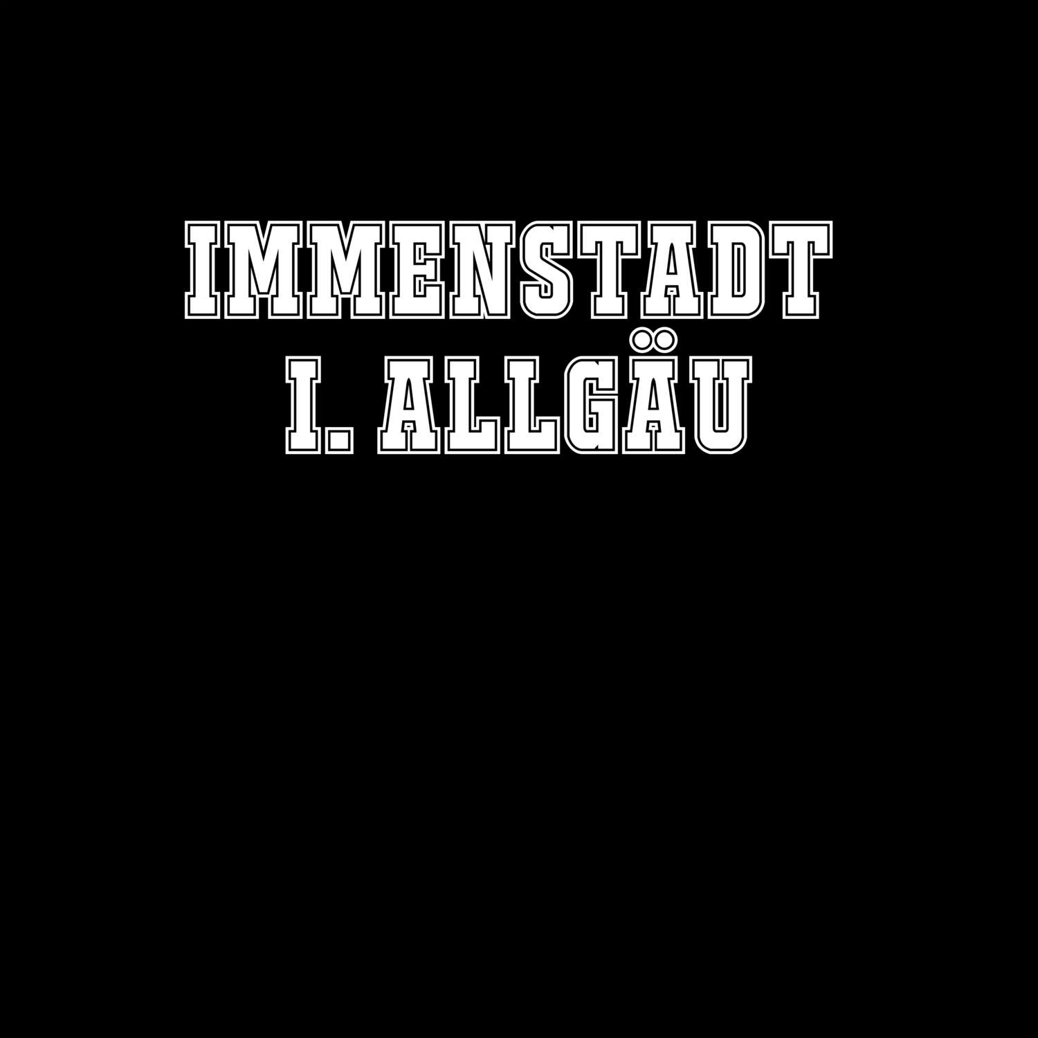 T-Shirt »Classic« für den Ort »Immenstadt i. Allgäu«