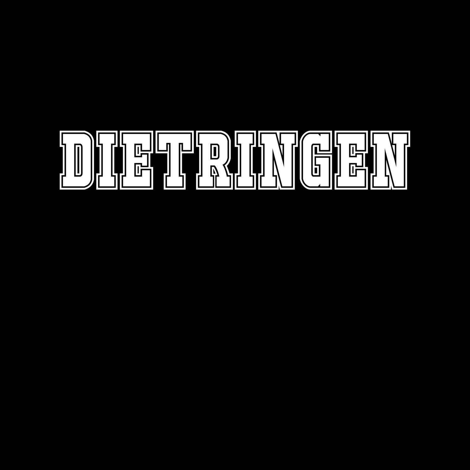 T-Shirt »Classic« für den Ort »Dietringen«