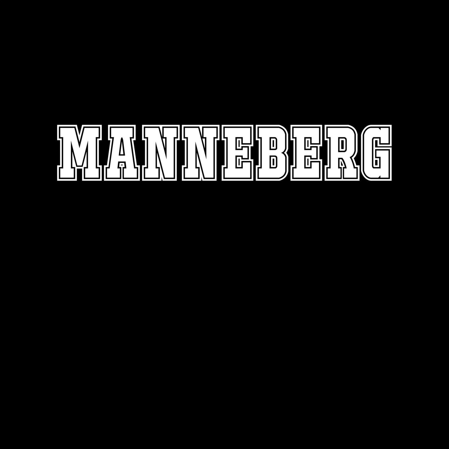 T-Shirt »Classic« für den Ort »Manneberg«