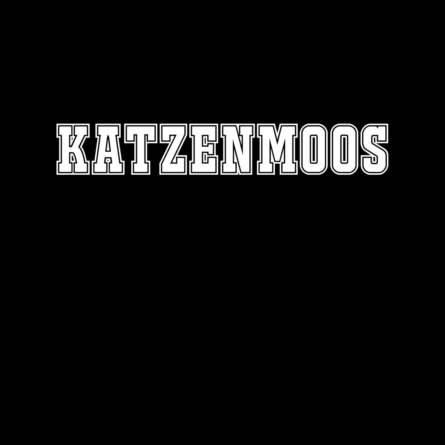 T-Shirt »Classic« für den Ort »Katzenmoos«