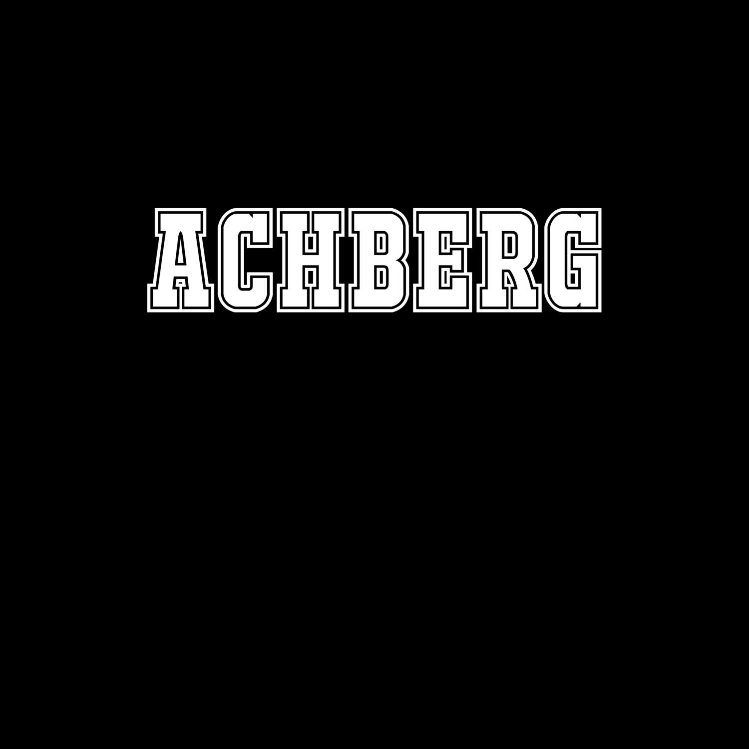 Achberg T-Shirt »Classic«