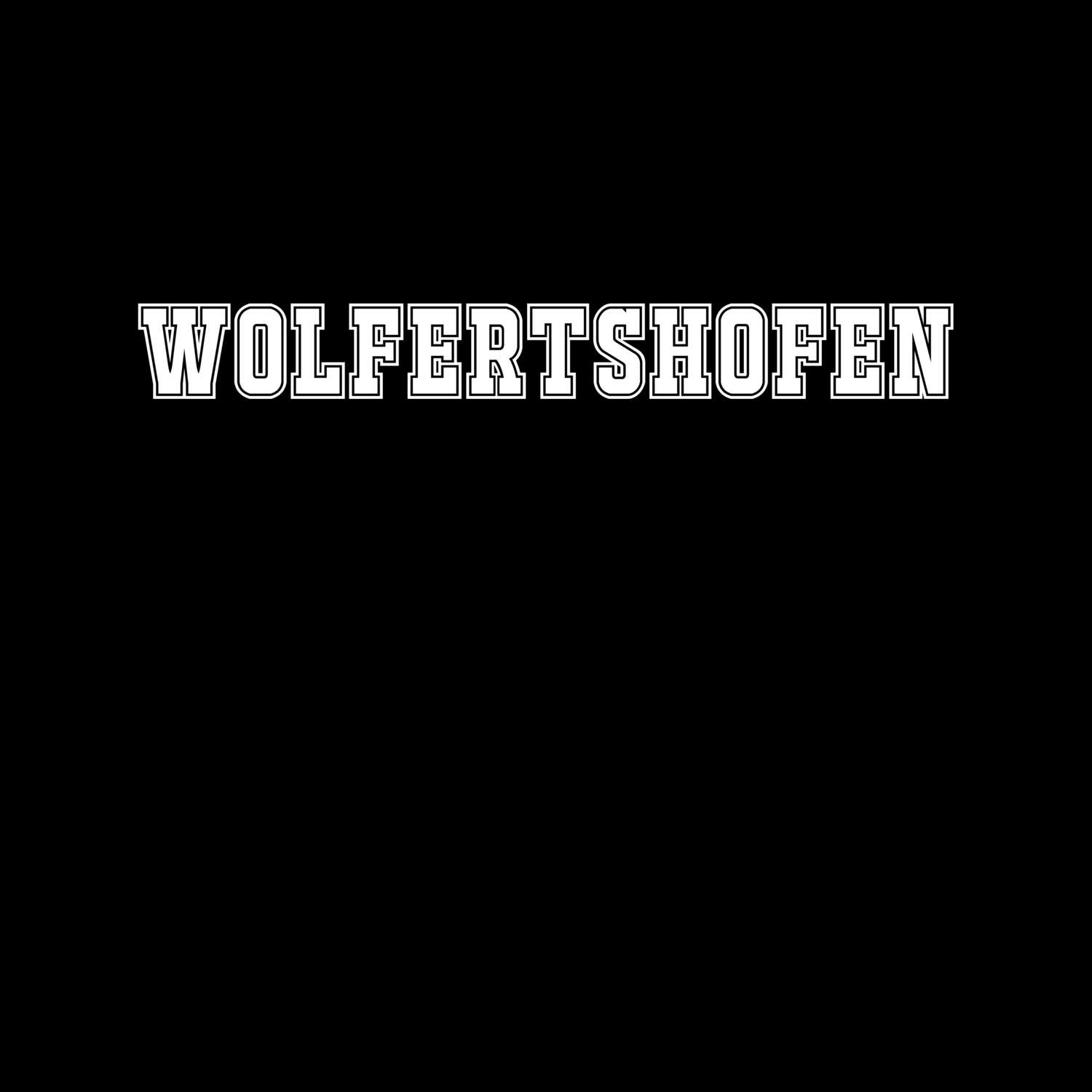 T-Shirt »Classic« für den Ort »Wolfertshofen«
