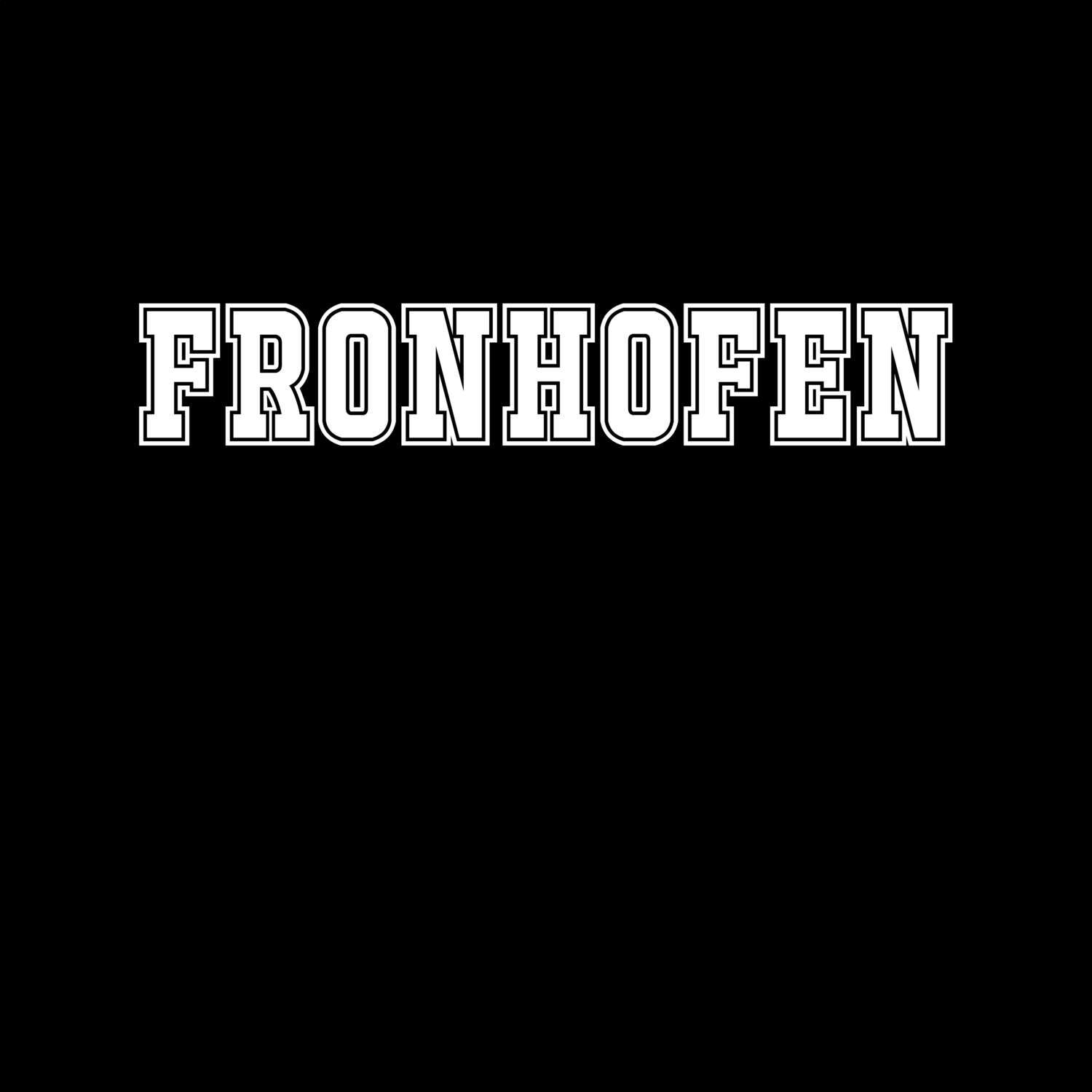 Fronhofen T-Shirt »Classic«