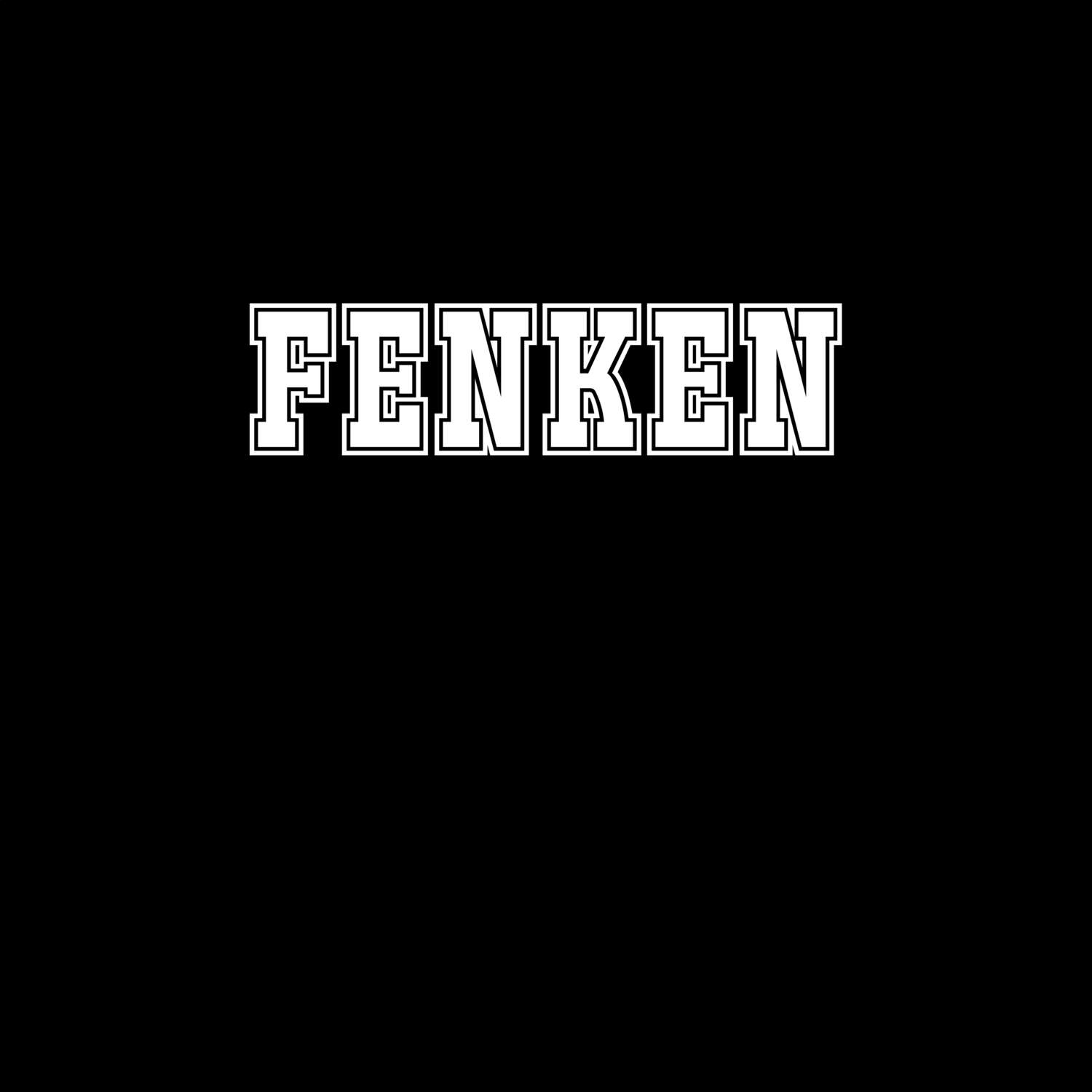 T-Shirt »Classic« für den Ort »Fenken«