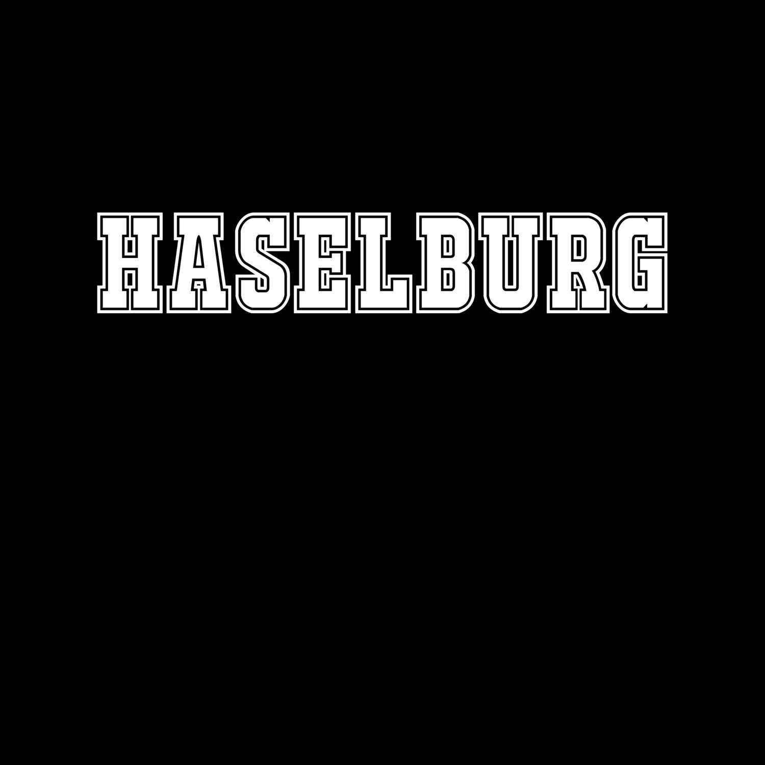 T-Shirt »Classic« für den Ort »Haselburg«