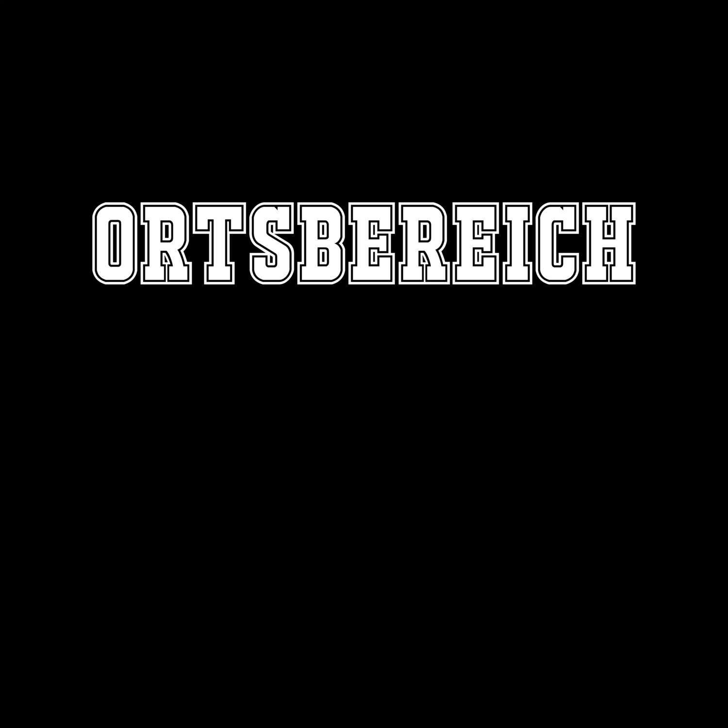 T-Shirt »Classic« für den Ort »Ortsbereich«