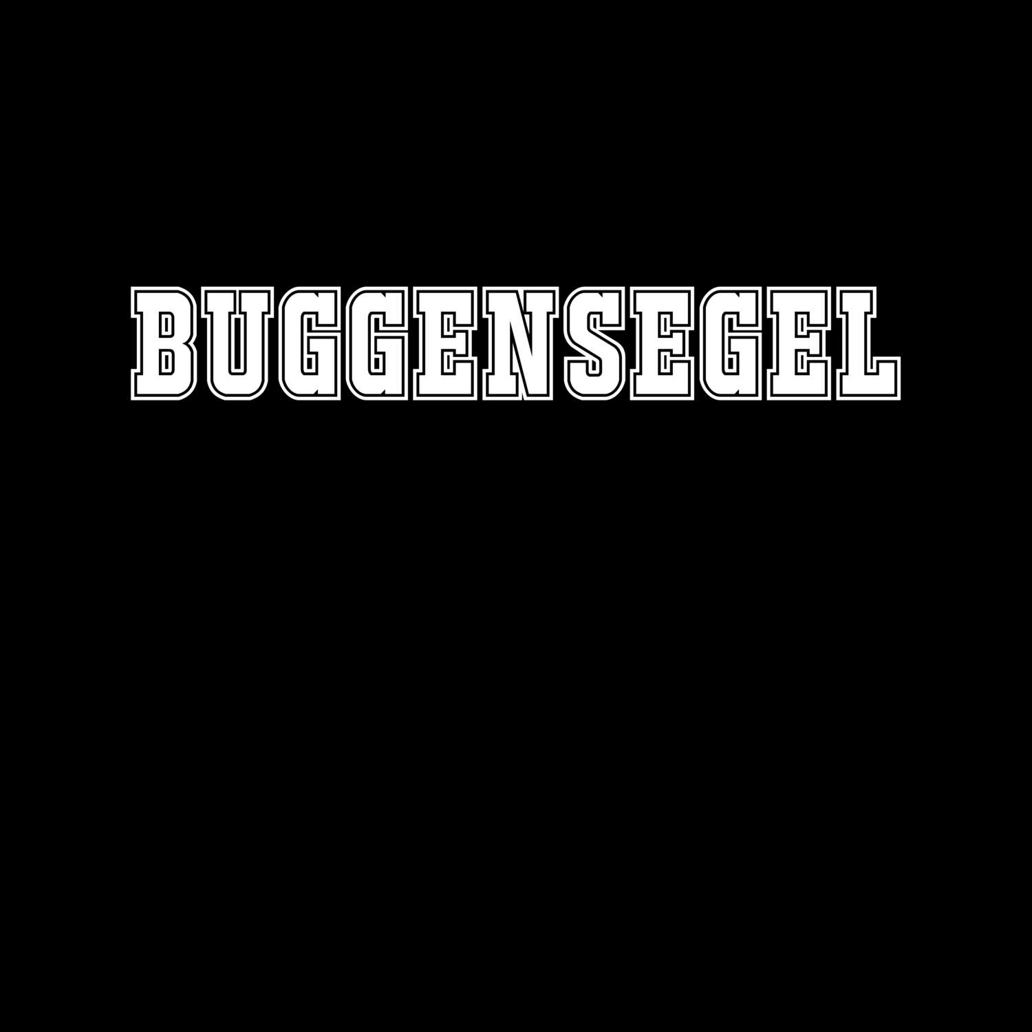 T-Shirt »Classic« für den Ort »Buggensegel«