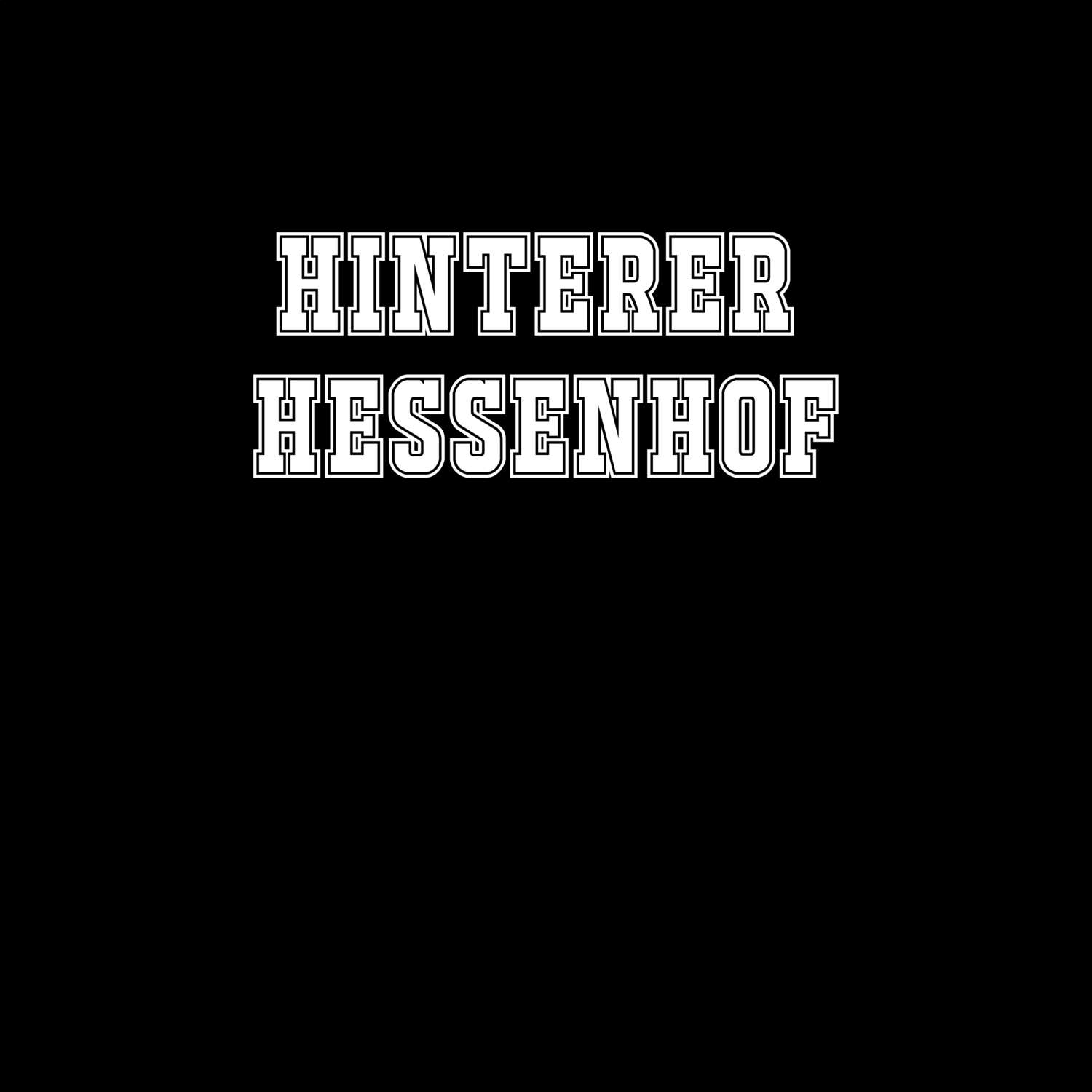 T-Shirt »Classic« für den Ort »Hinterer Hessenhof«