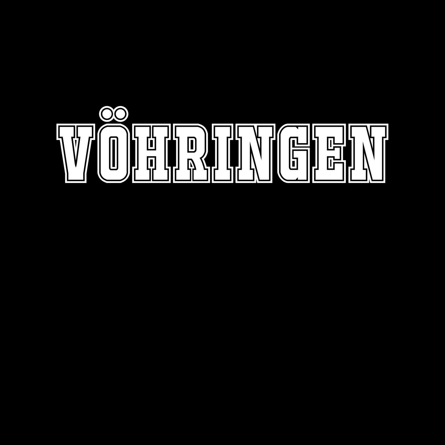 T-Shirt »Classic« für den Ort »Vöhringen«