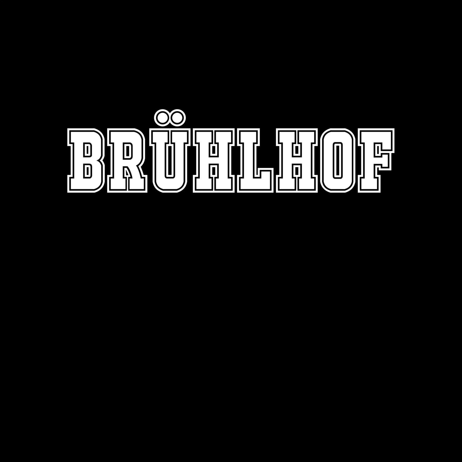 T-Shirt »Classic« für den Ort »Brühlhof«