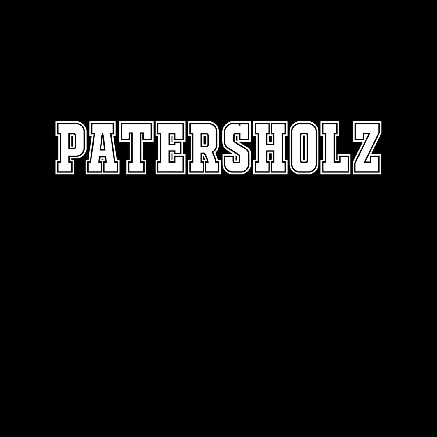 Patersholz T-Shirt »Classic«