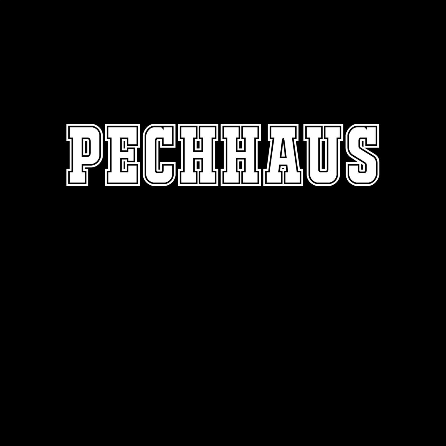 T-Shirt »Classic« für den Ort »Pechhaus«