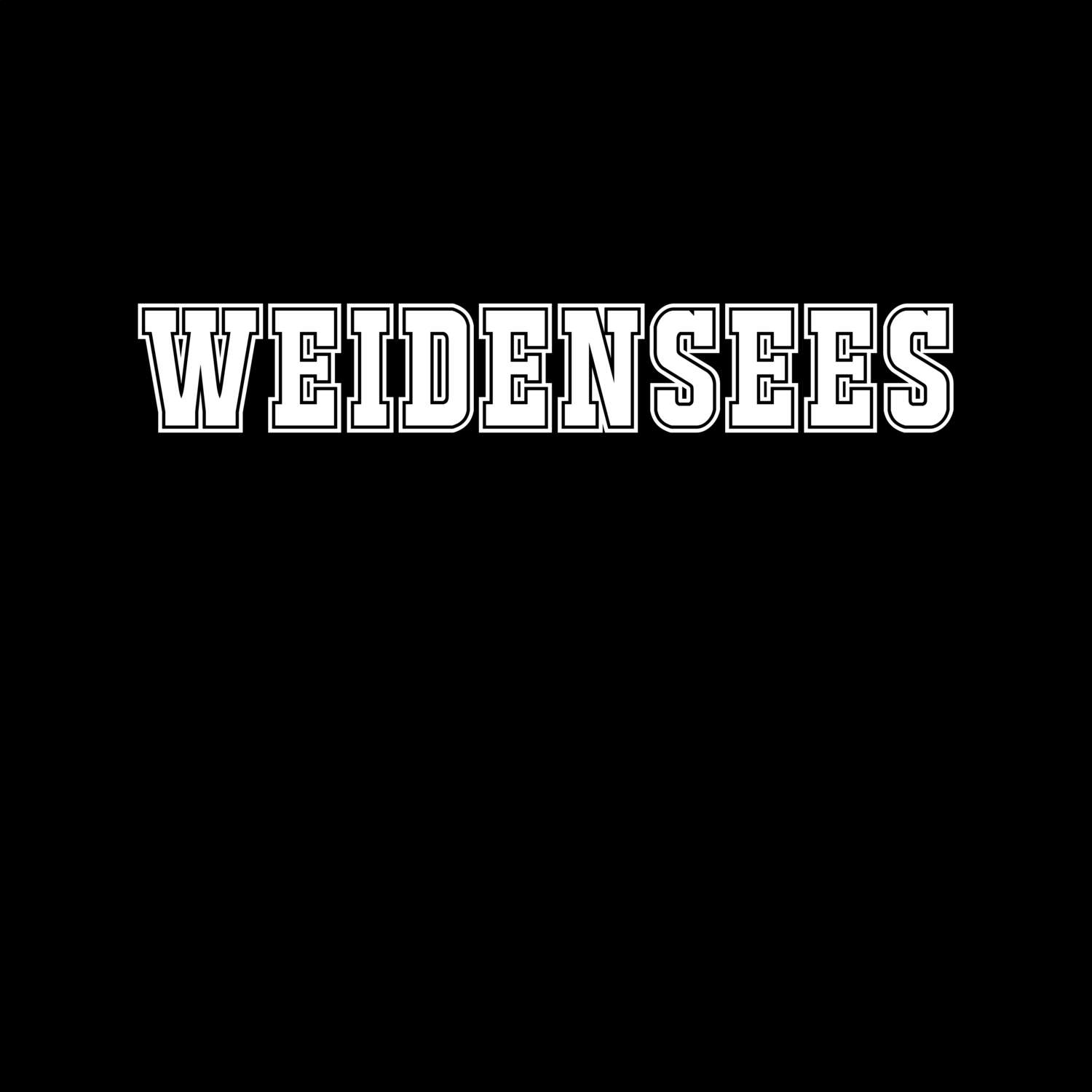 T-Shirt »Classic« für den Ort »Weidensees«