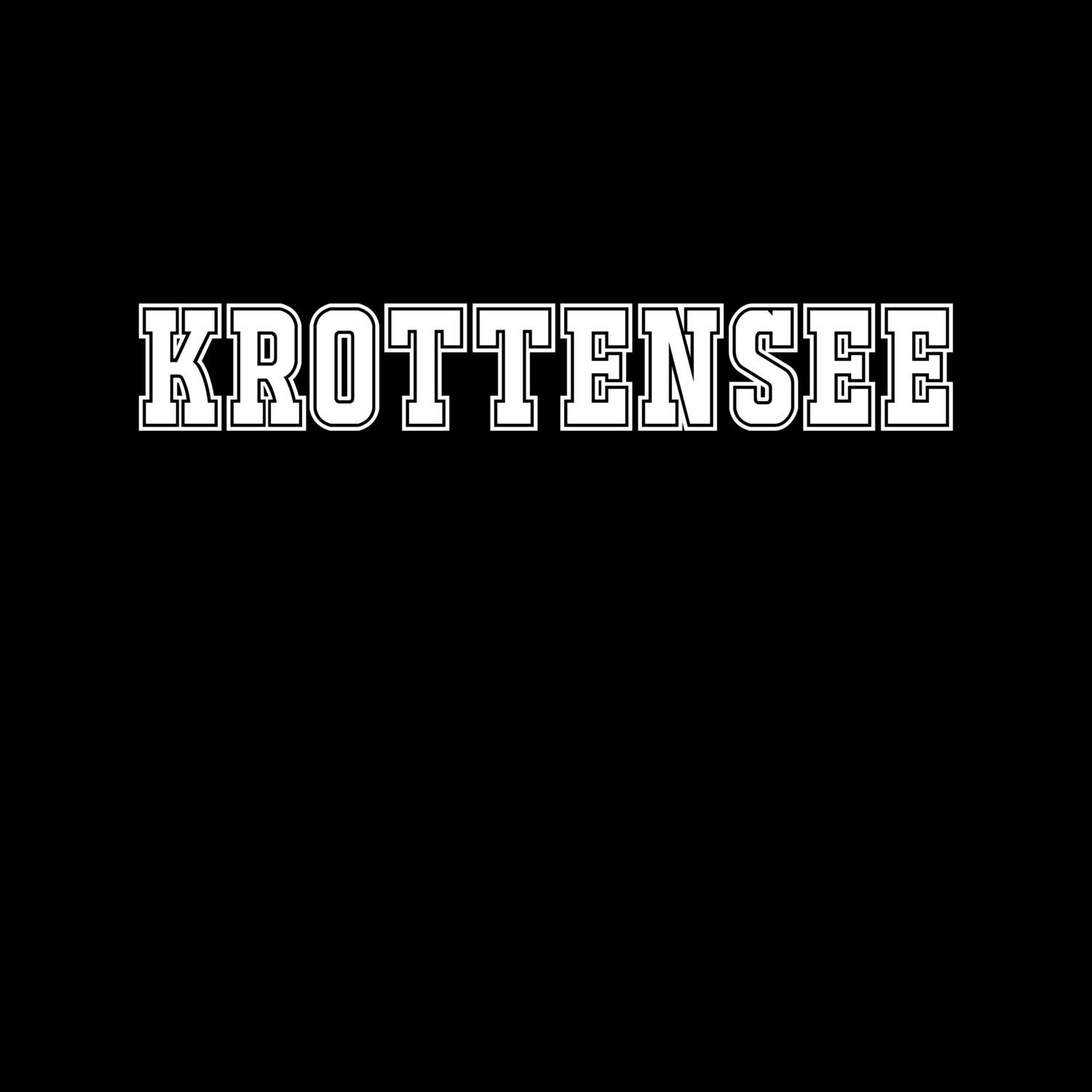 T-Shirt »Classic« für den Ort »Krottensee«