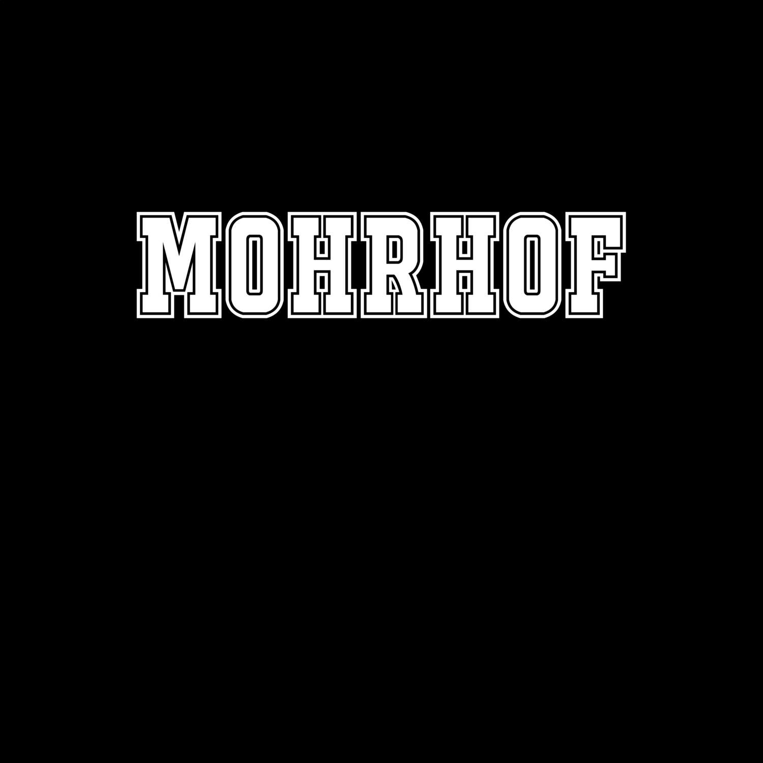 Mohrhof T-Shirt »Classic«