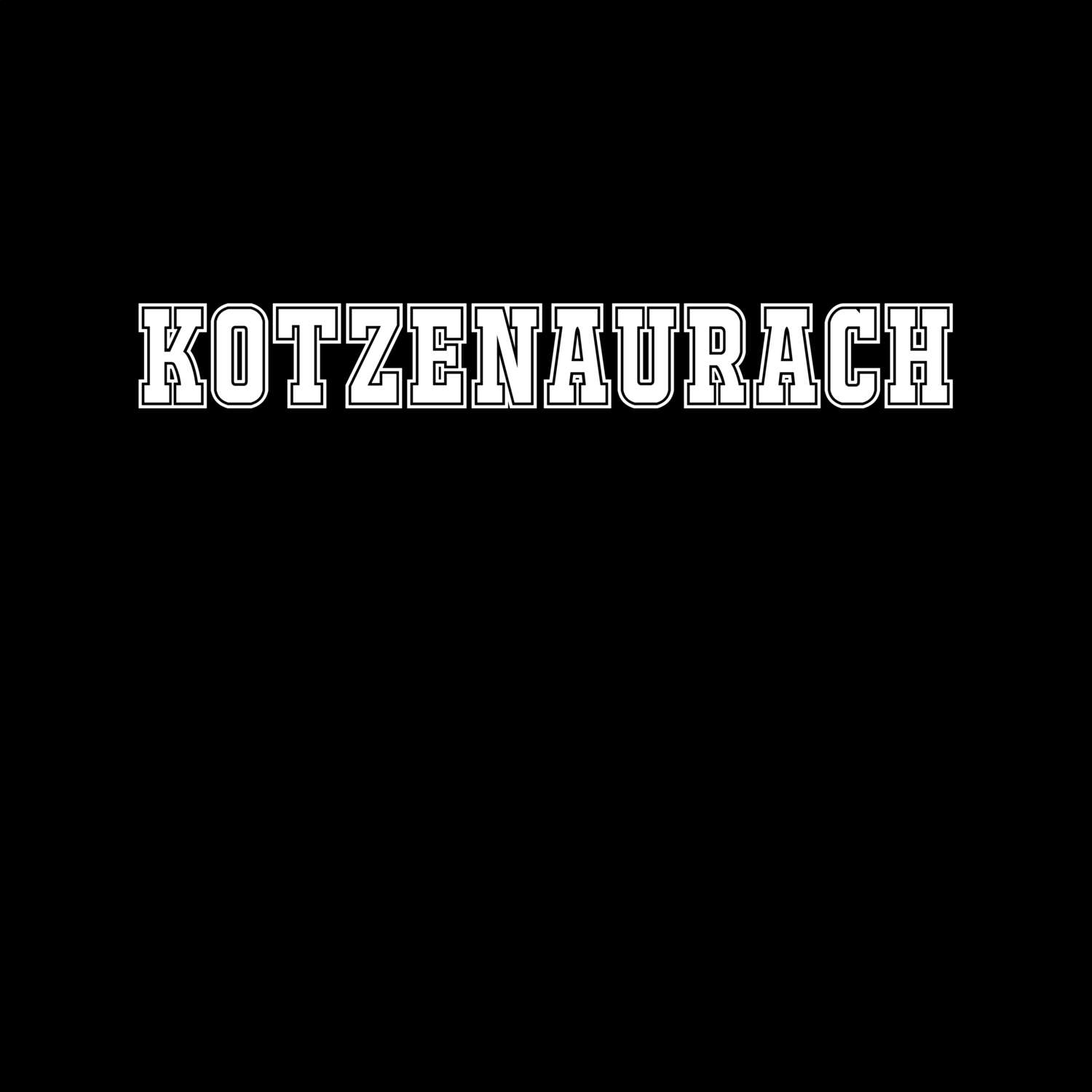 T-Shirt »Classic« für den Ort »Kotzenaurach«