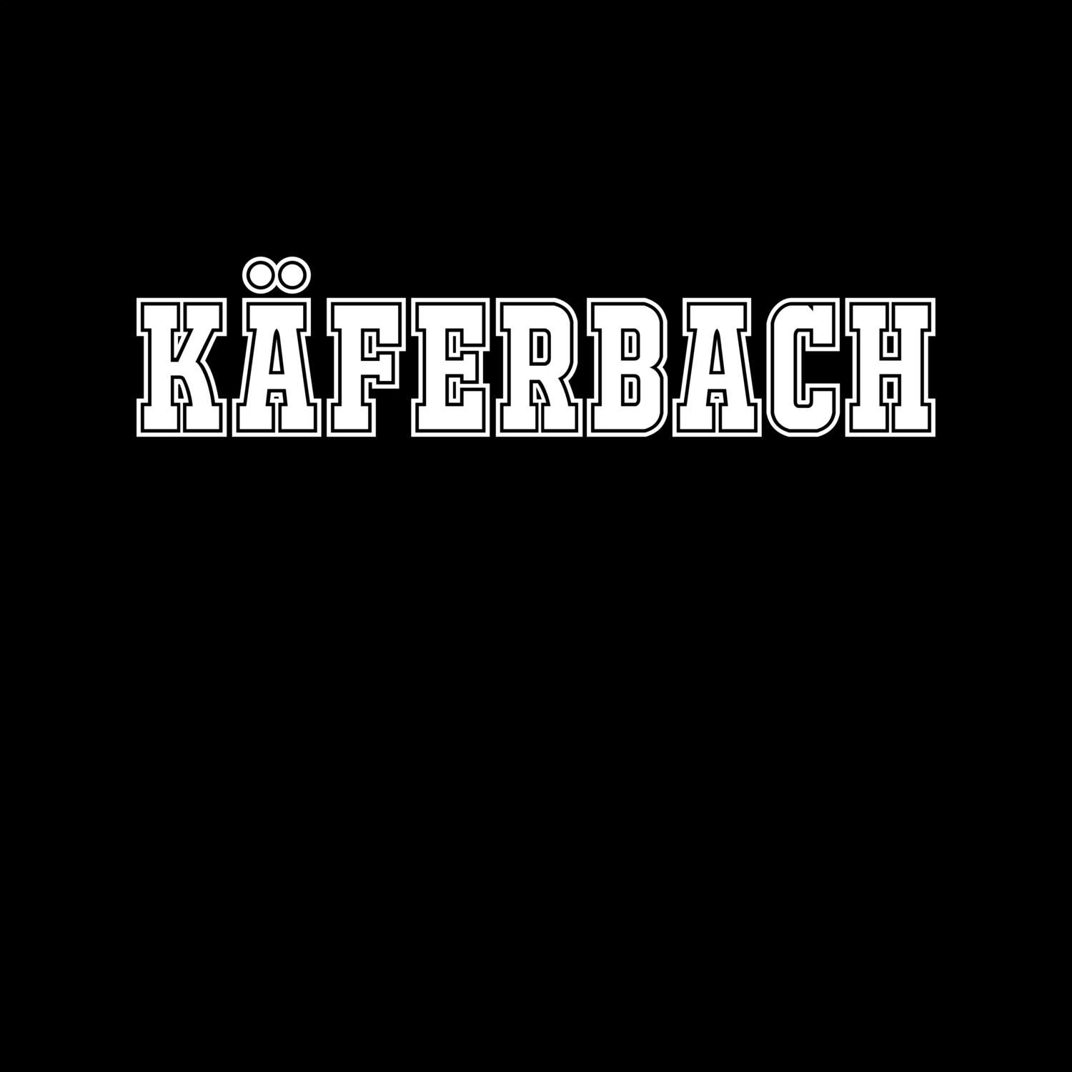 T-Shirt »Classic« für den Ort »Käferbach«