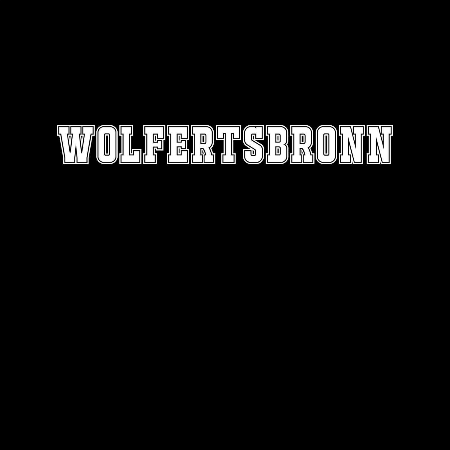 T-Shirt »Classic« für den Ort »Wolfertsbronn«