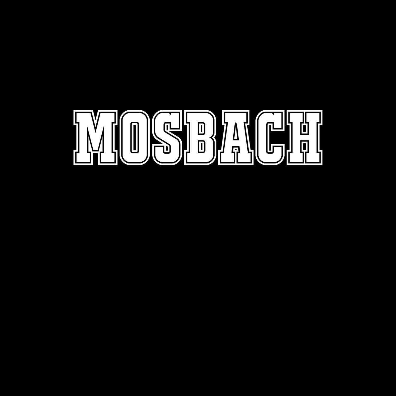 T-Shirt »Classic« für den Ort »Mosbach«