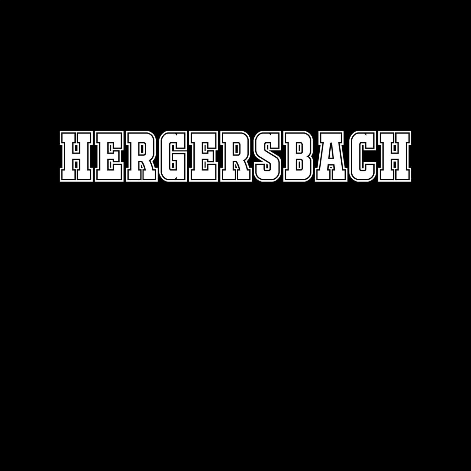 T-Shirt »Classic« für den Ort »Hergersbach«