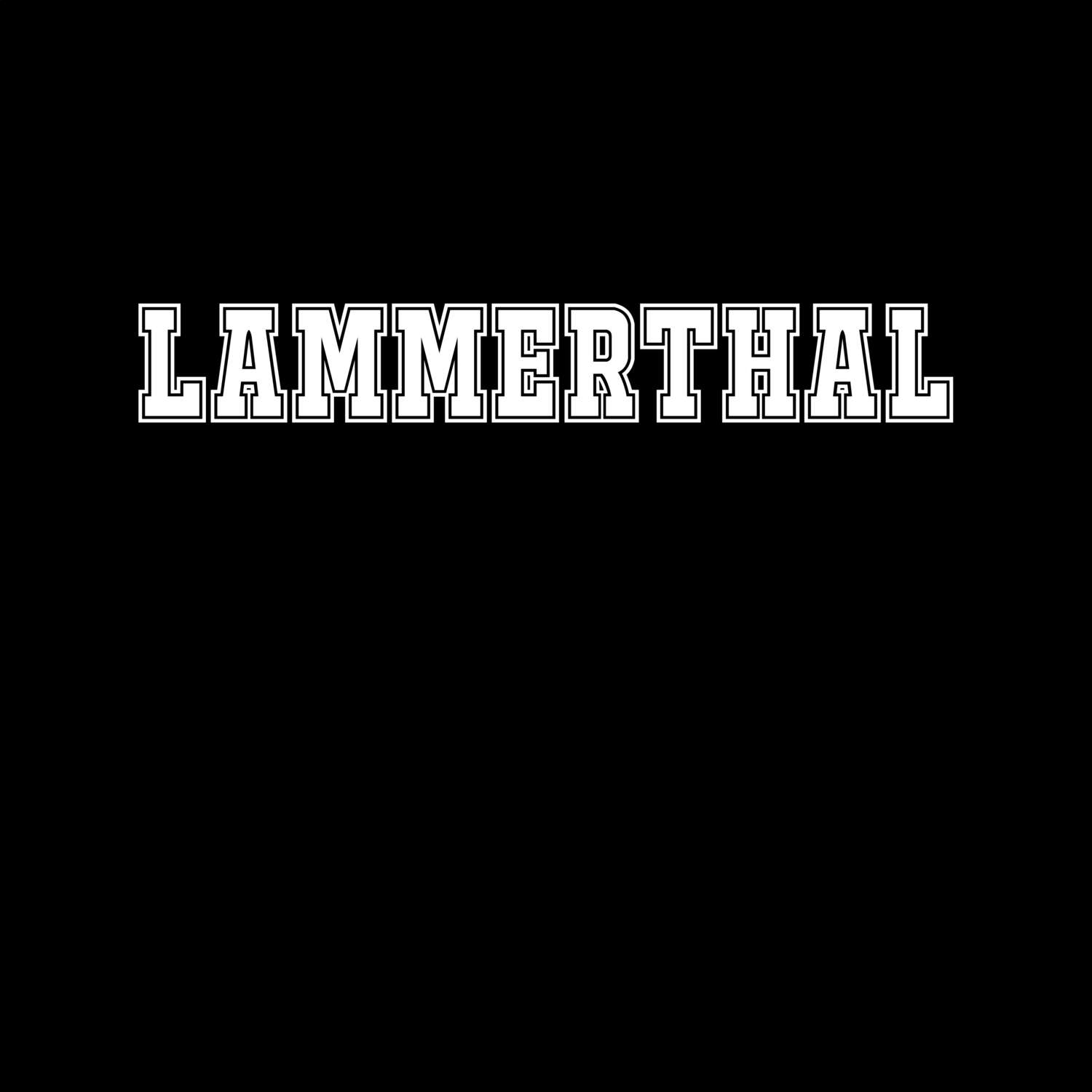 T-Shirt »Classic« für den Ort »Lammerthal«