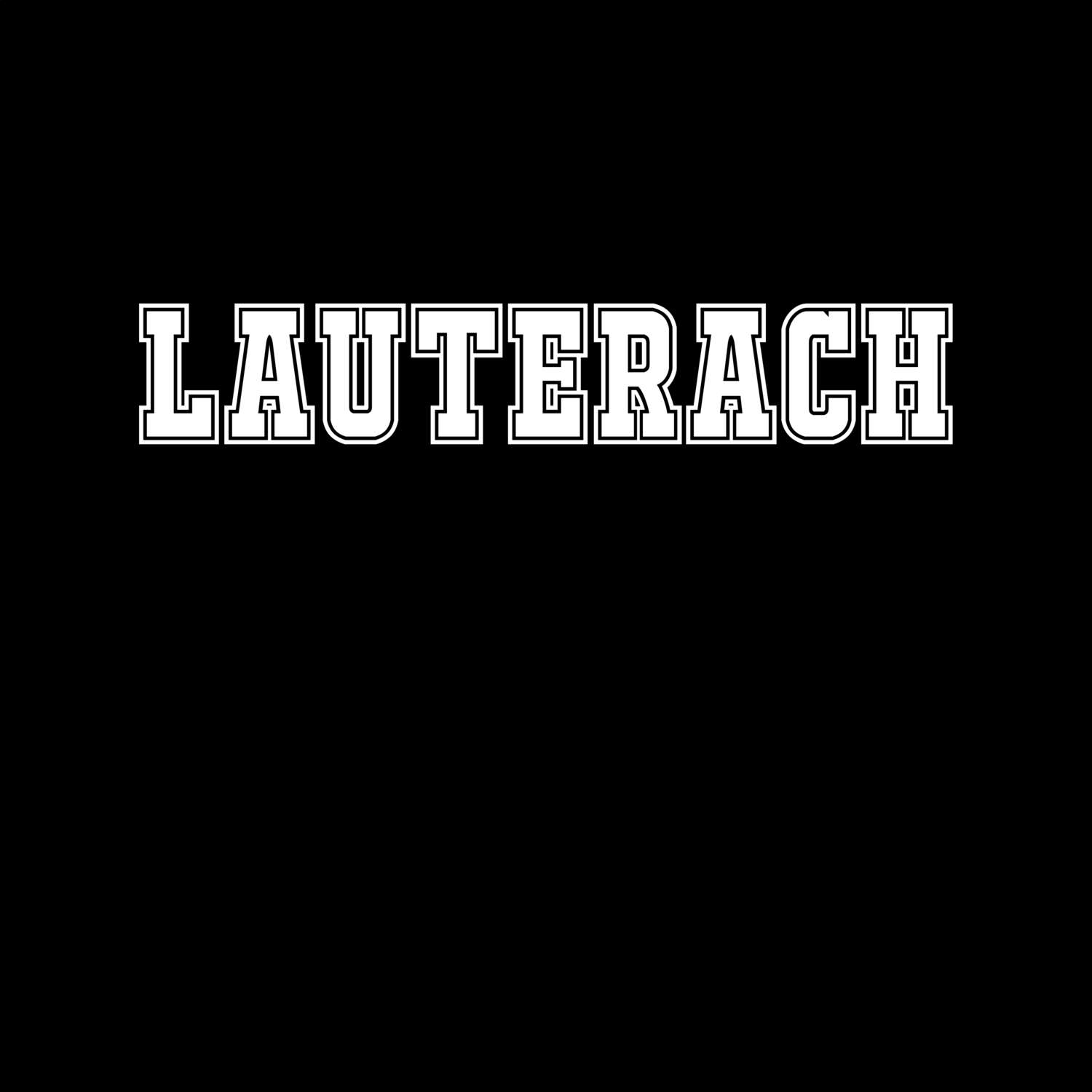 T-Shirt »Classic« für den Ort »Lauterach«