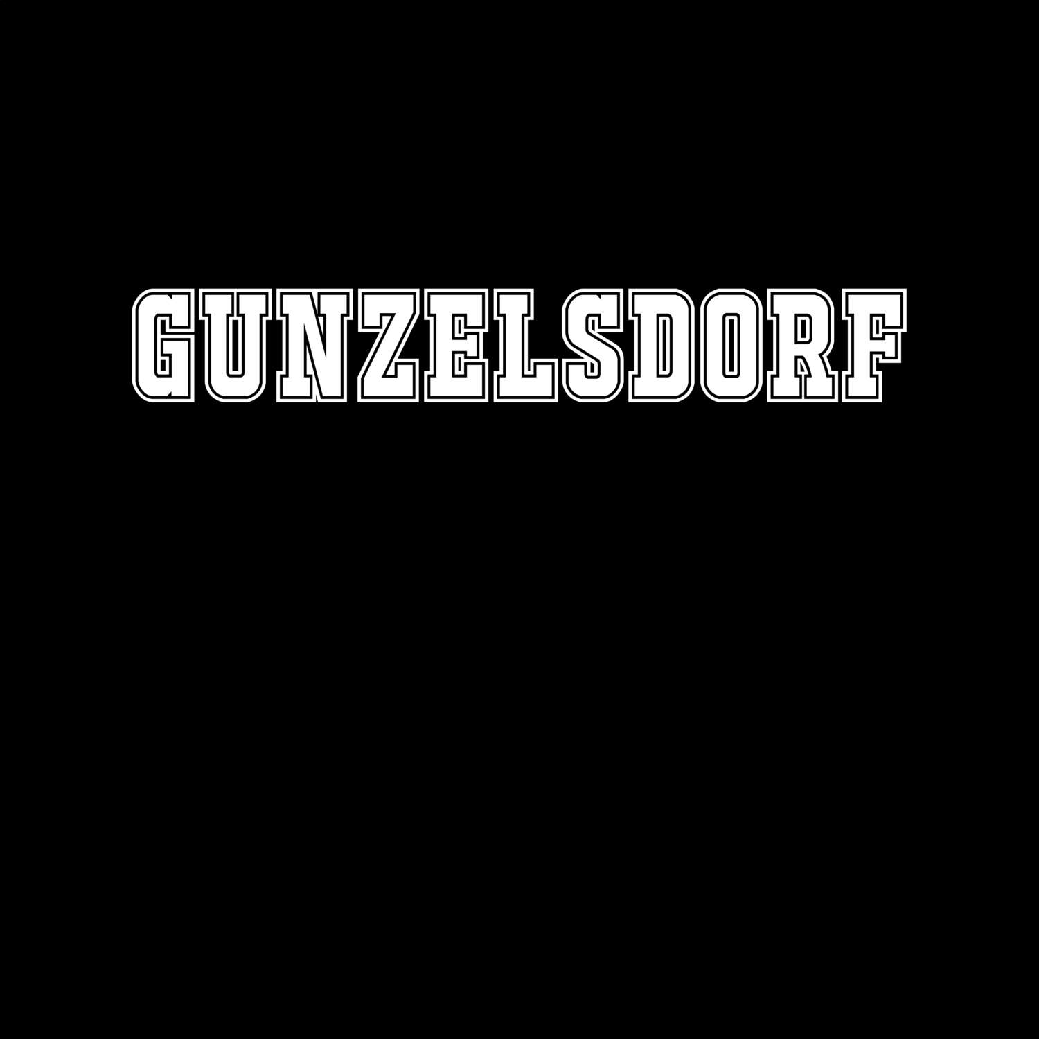 T-Shirt »Classic« für den Ort »Gunzelsdorf«