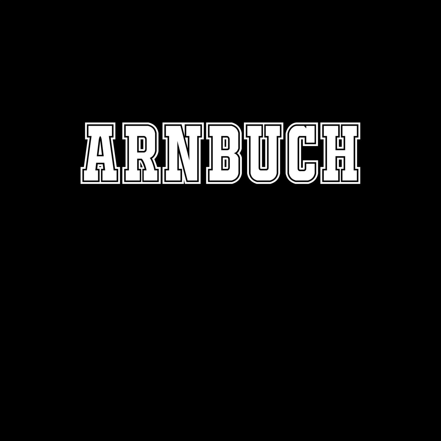 T-Shirt »Classic« für den Ort »Arnbuch«