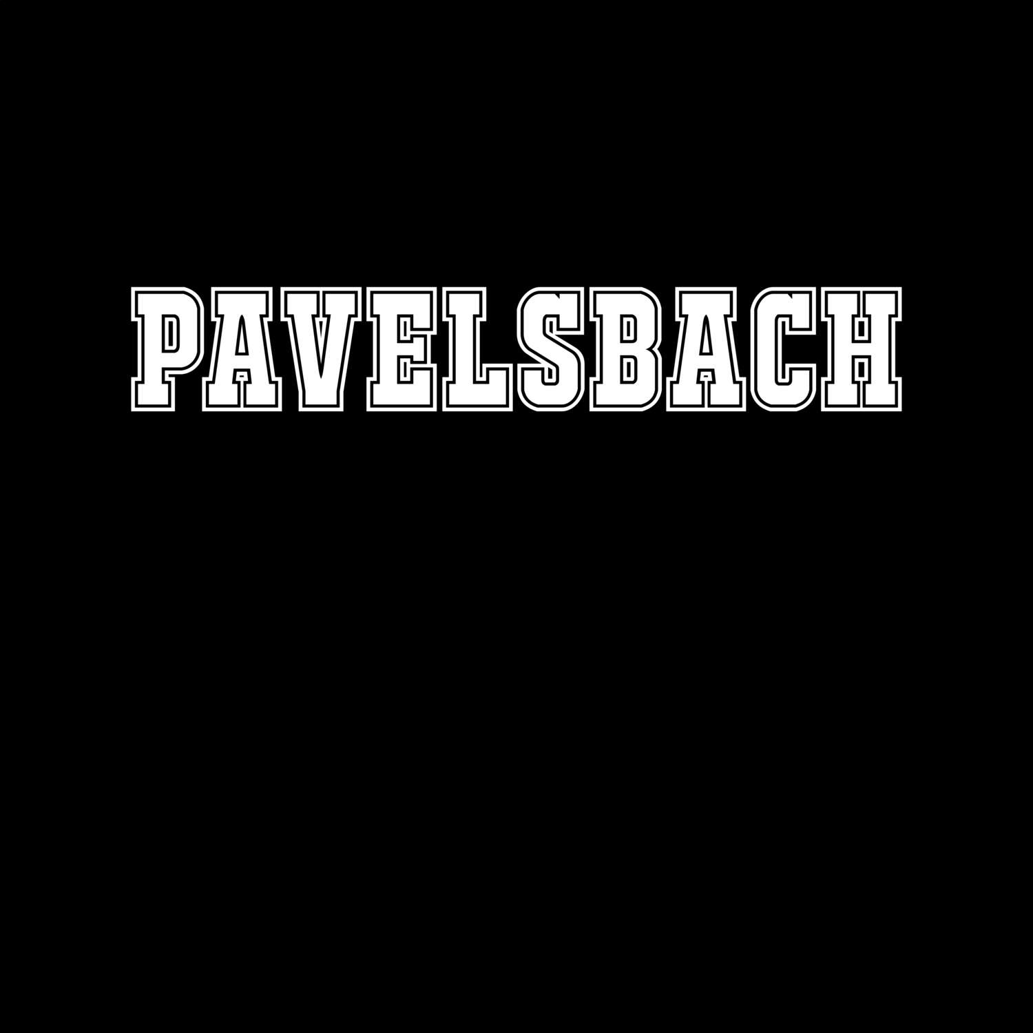 T-Shirt »Classic« für den Ort »Pavelsbach«