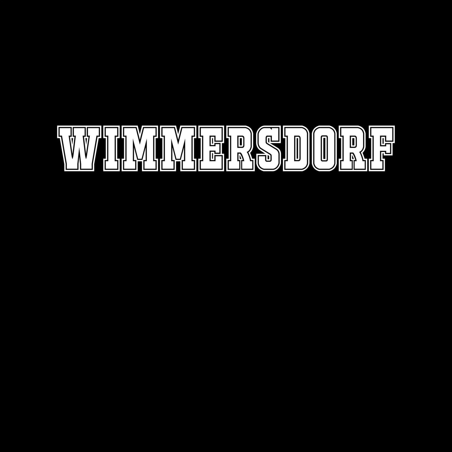 T-Shirt »Classic« für den Ort »Wimmersdorf«