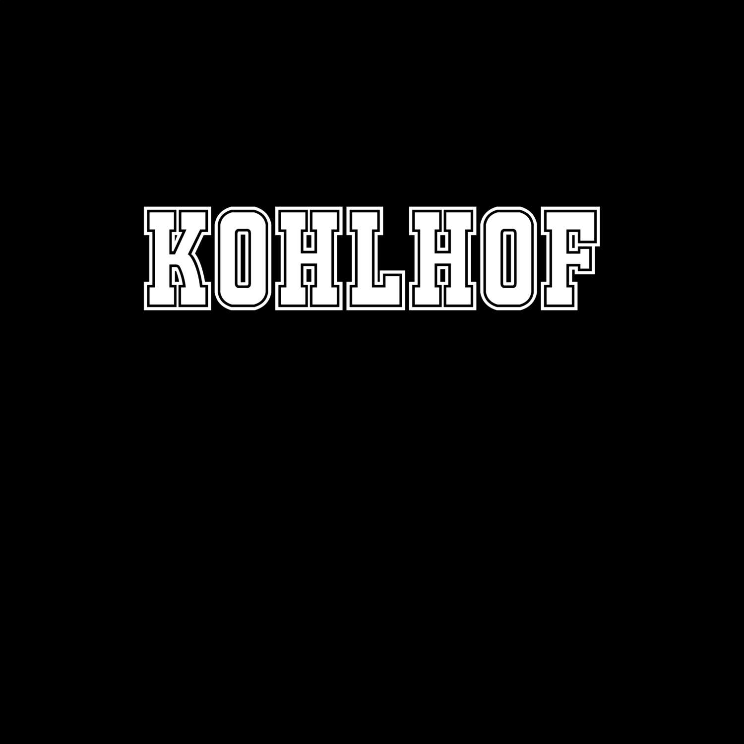 Kohlhof T-Shirt »Classic«