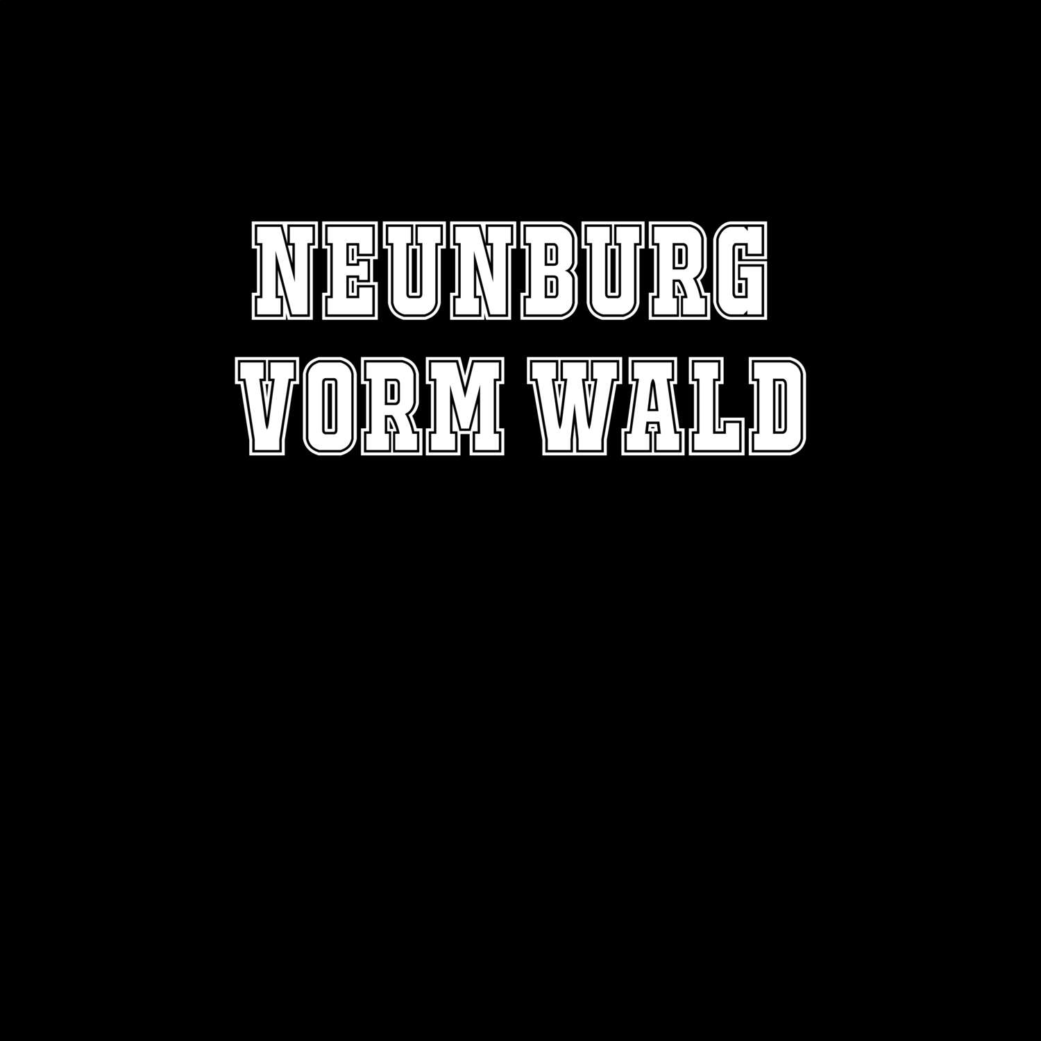 T-Shirt »Classic« für den Ort »Neunburg vorm Wald«