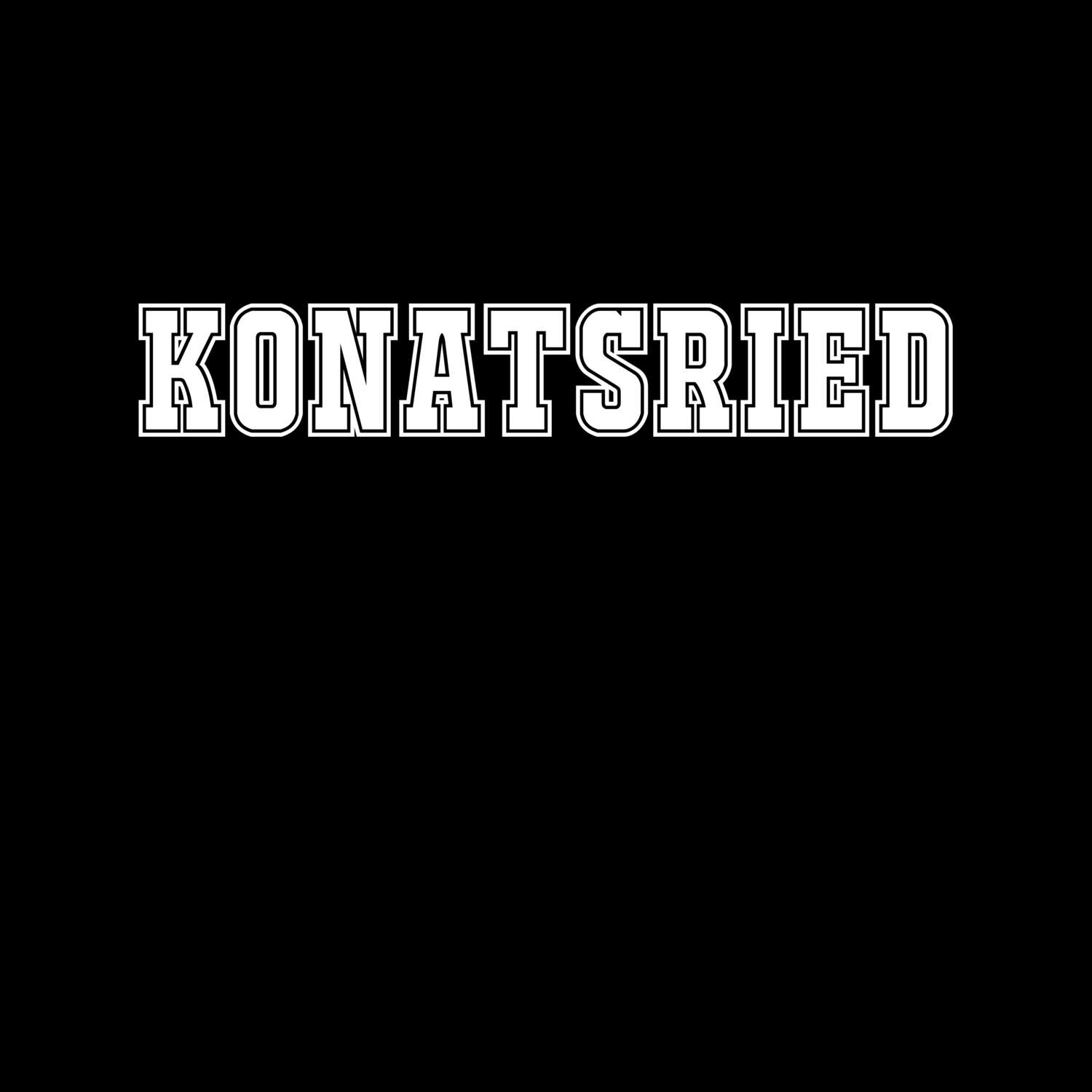 T-Shirt »Classic« für den Ort »Konatsried«