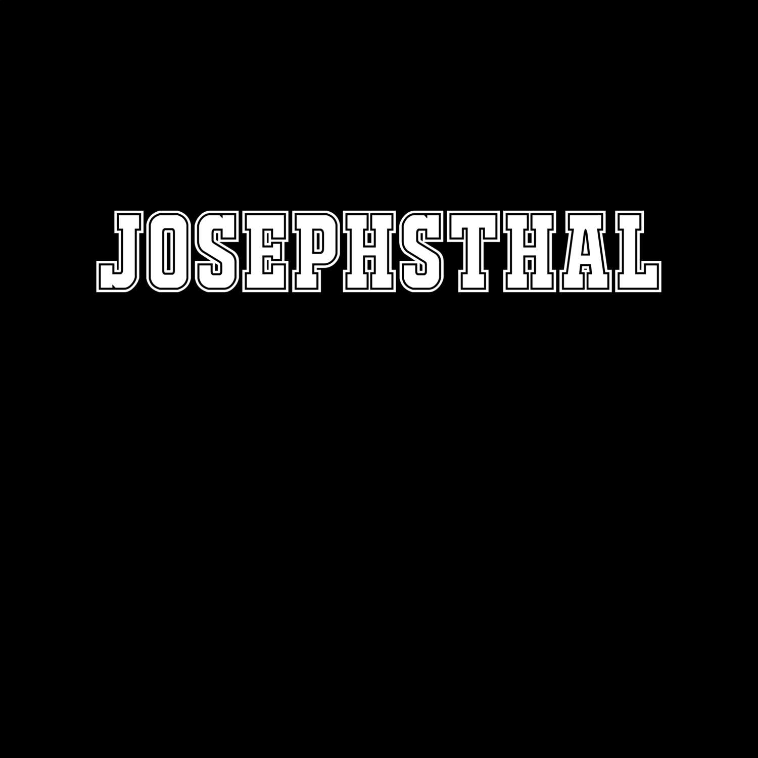 T-Shirt »Classic« für den Ort »Josephsthal«