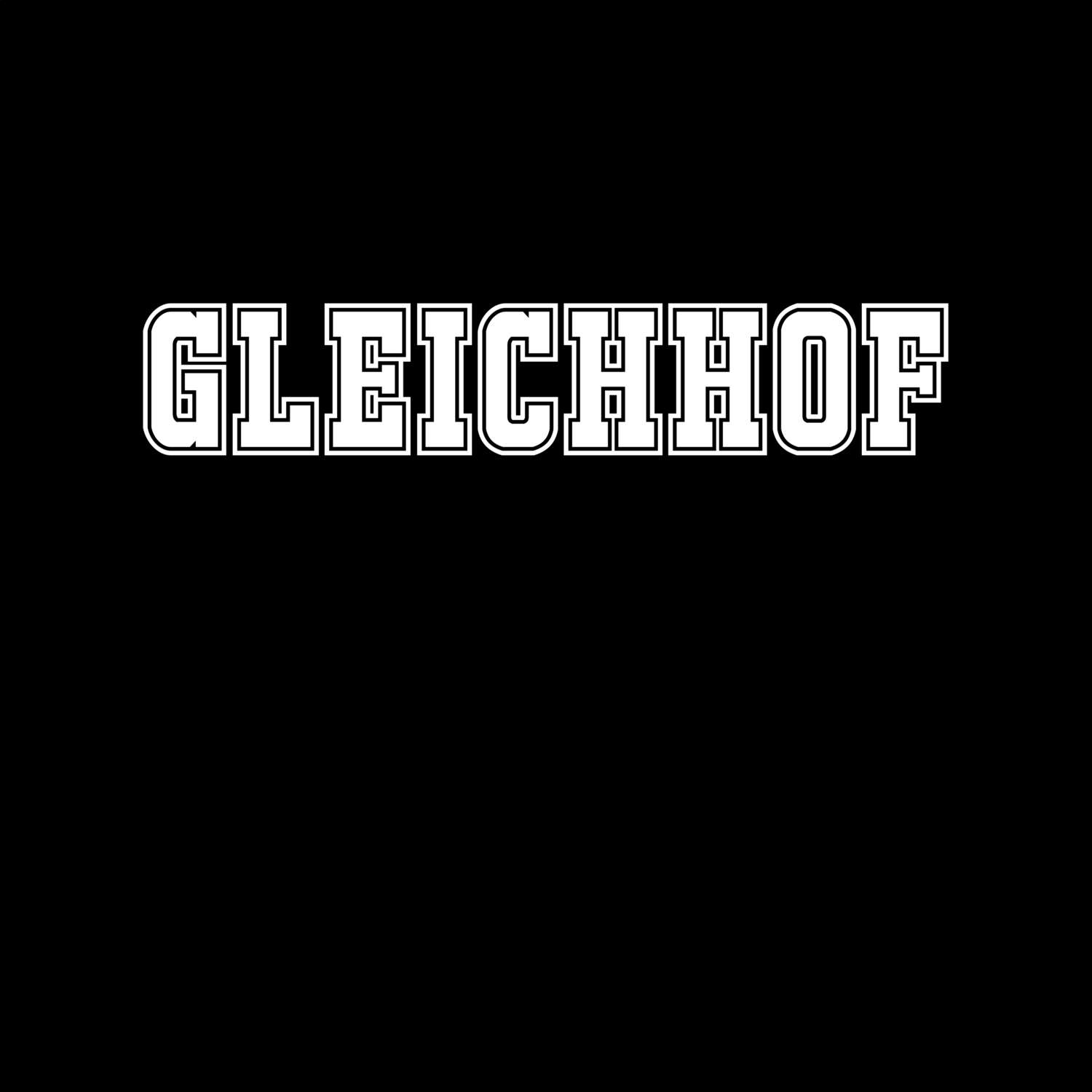 T-Shirt »Classic« für den Ort »Gleichhof«