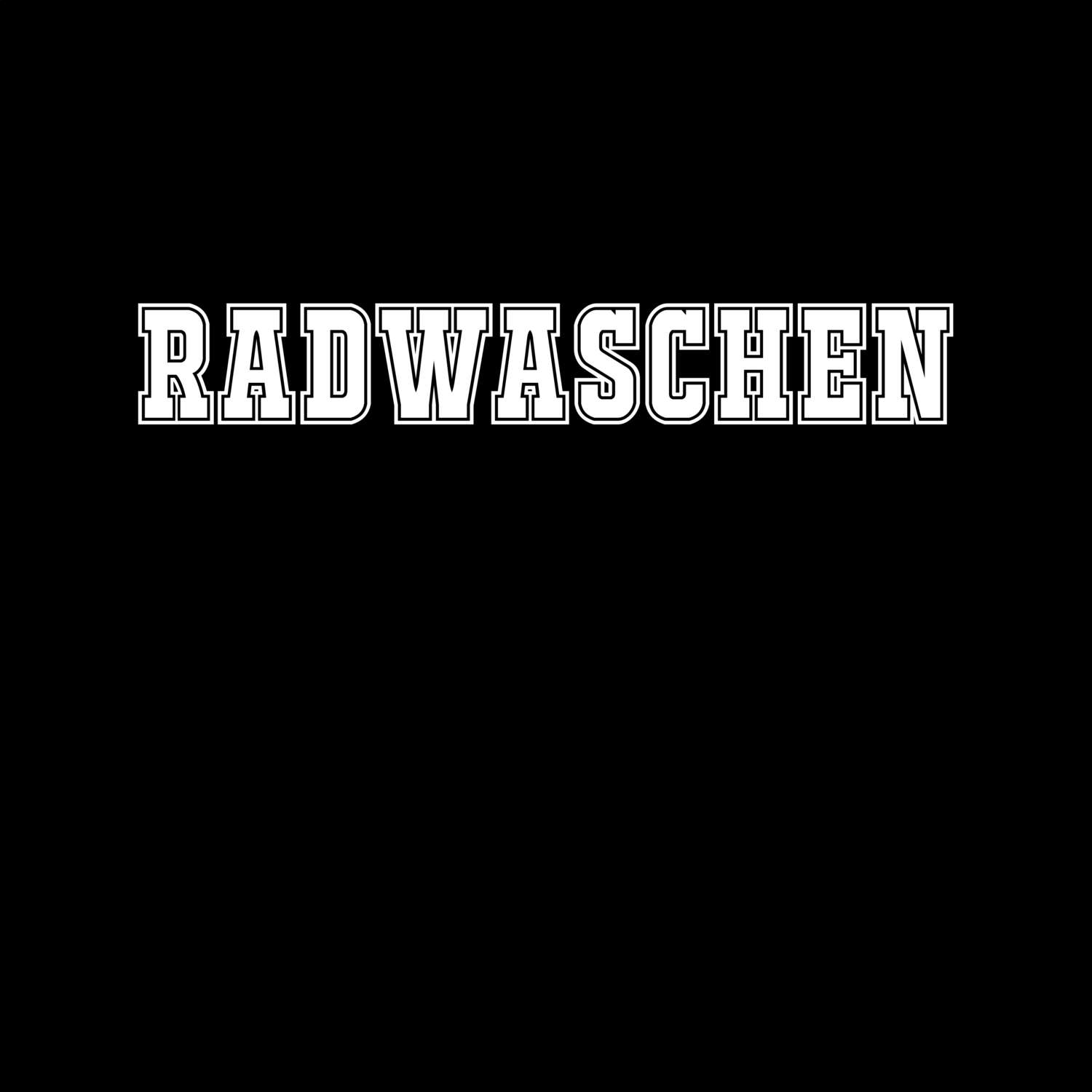 T-Shirt »Classic« für den Ort »Radwaschen«