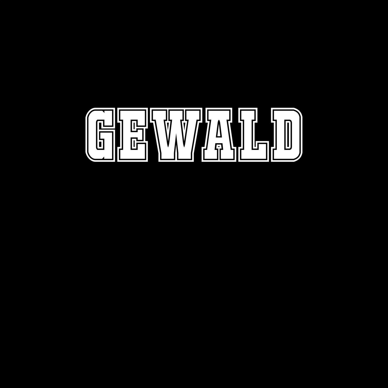 T-Shirt »Classic« für den Ort »Gewald«